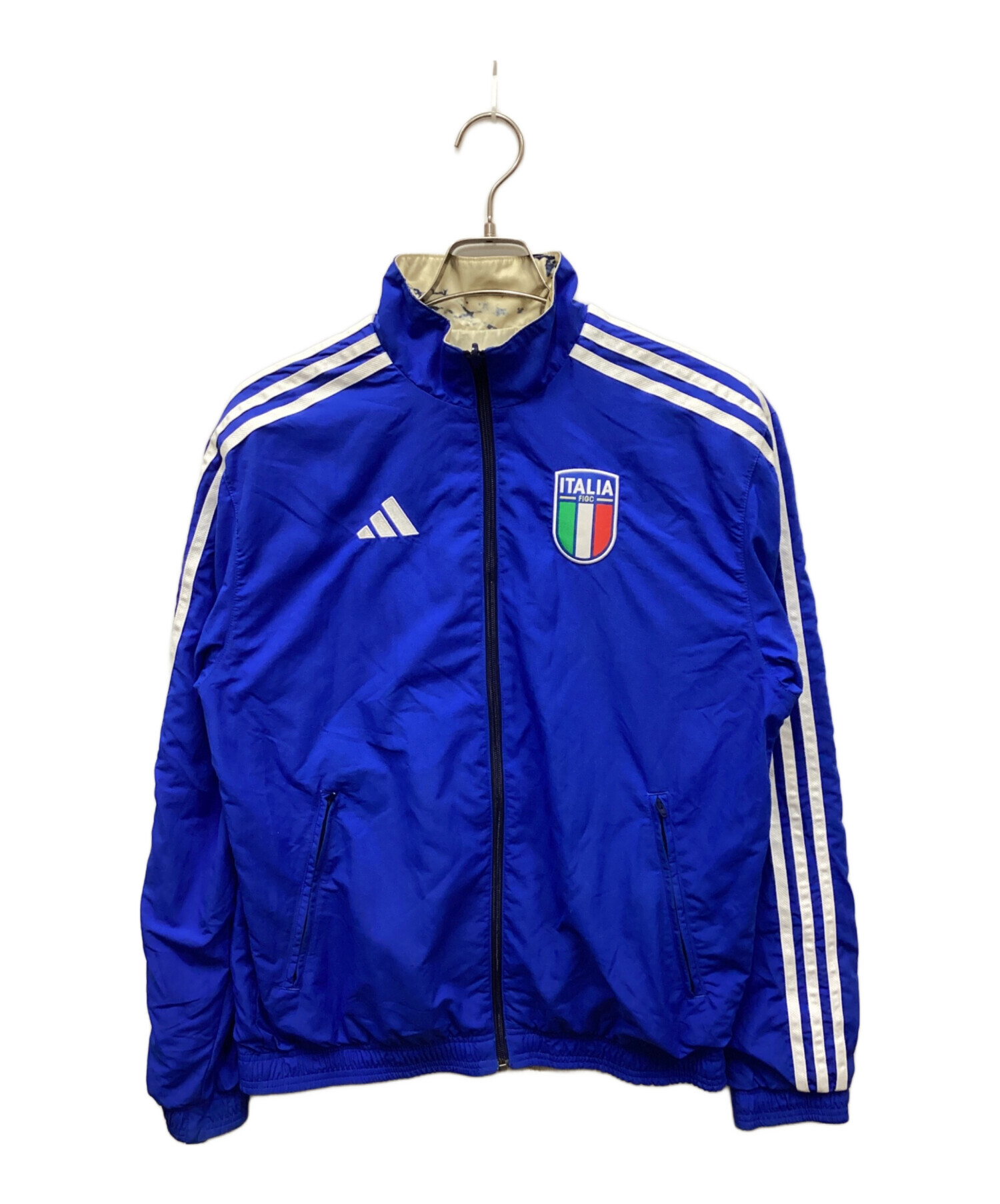中古・古着通販】adidas (アディダス) リバーシブルジャケット ブルー 