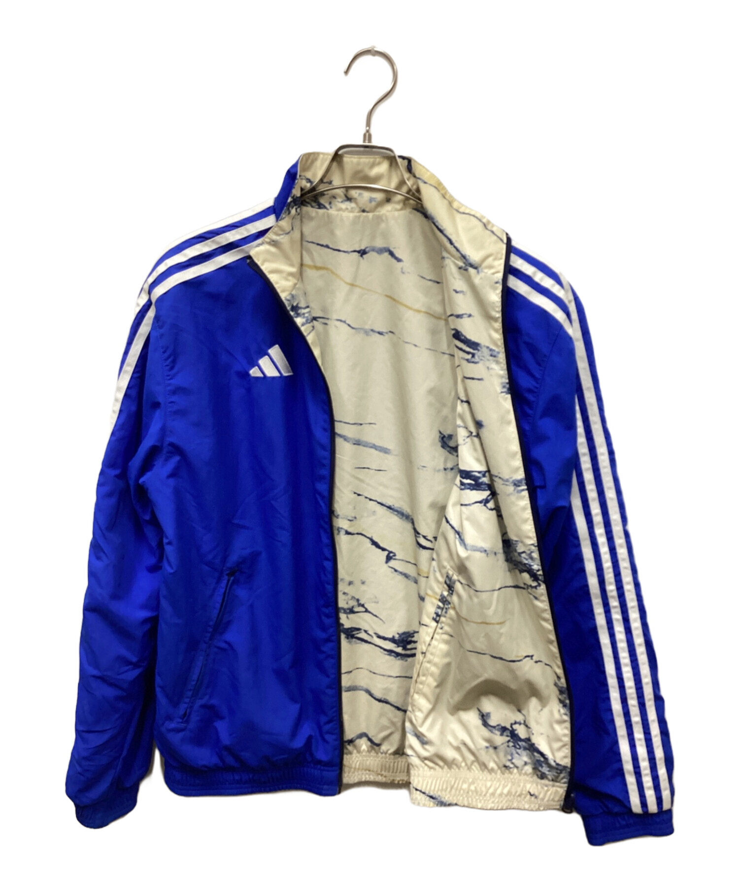 中古・古着通販】adidas (アディダス) リバーシブルジャケット ブルー 