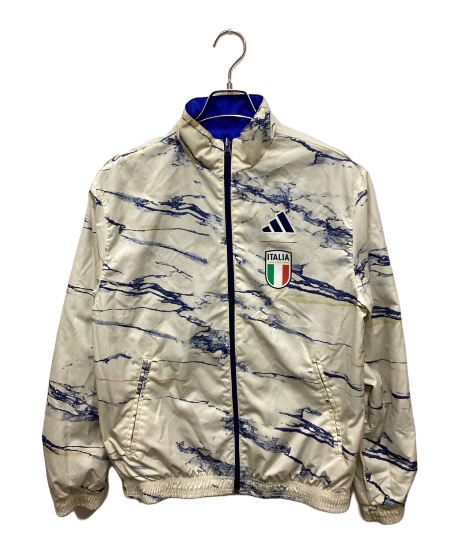 中古・古着通販】adidas (アディダス) リバーシブルジャケット ブルー 