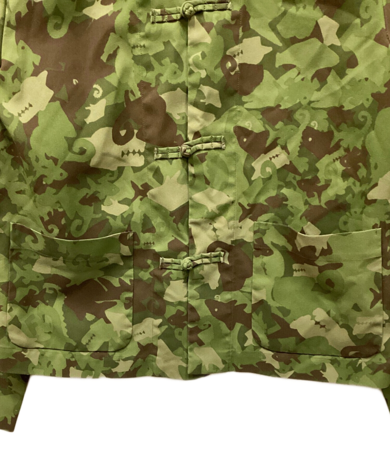 BLACK COMME des GARCONS 緑色迷彩パンツ Sサイズ 【公式通販】