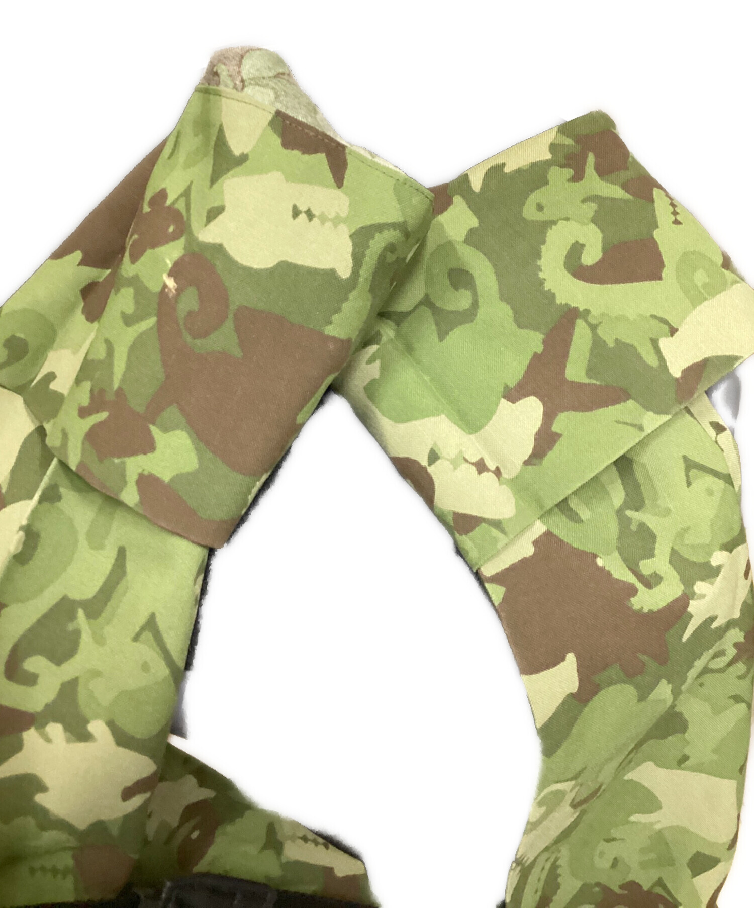 BLACK COMME des GARCONS 緑色迷彩パンツ Sサイズ 【公式通販】