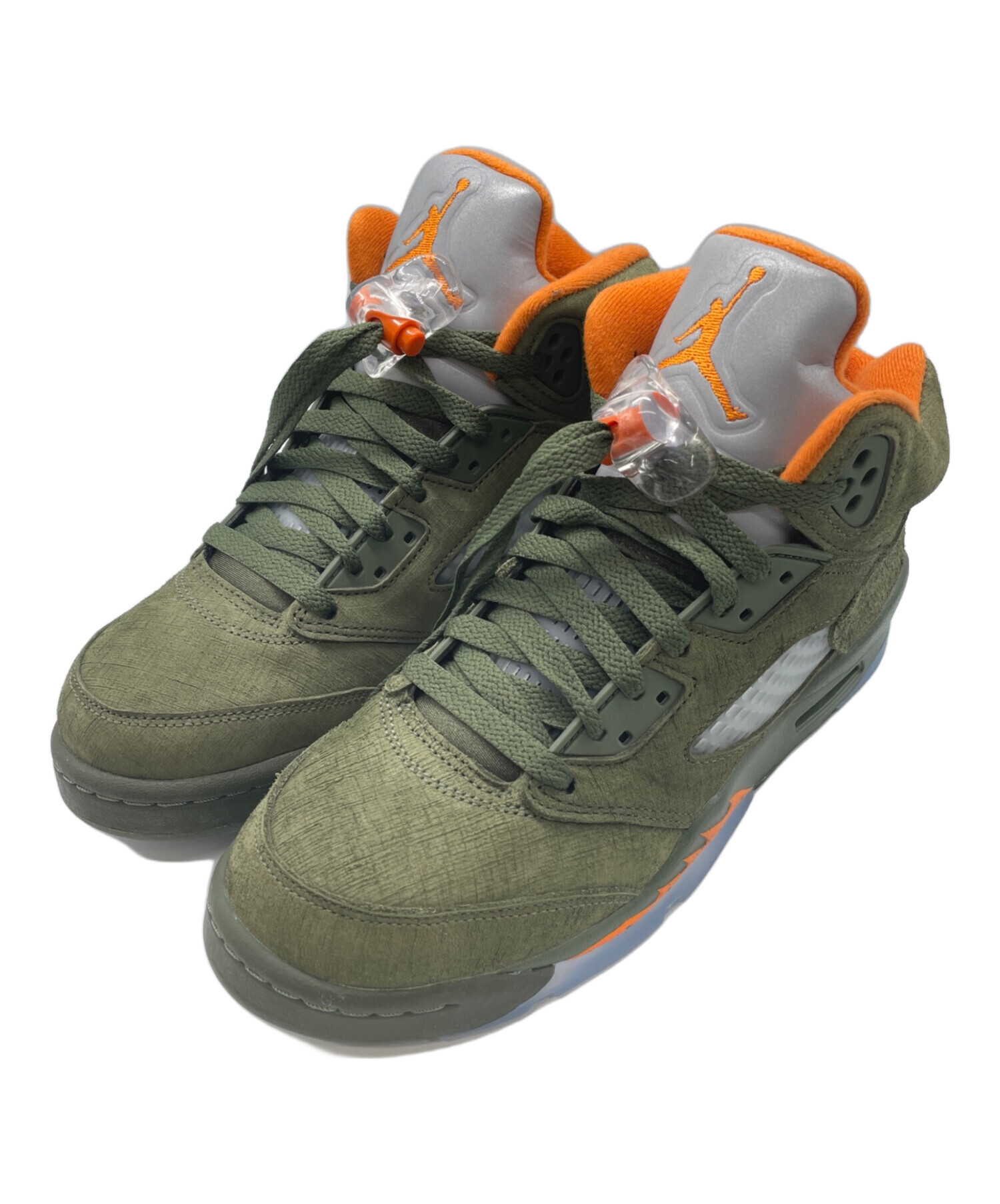 中古・古着通販】NIKE (ナイキ) AIR JORDAN 5 RETRO グリーン サイズ 