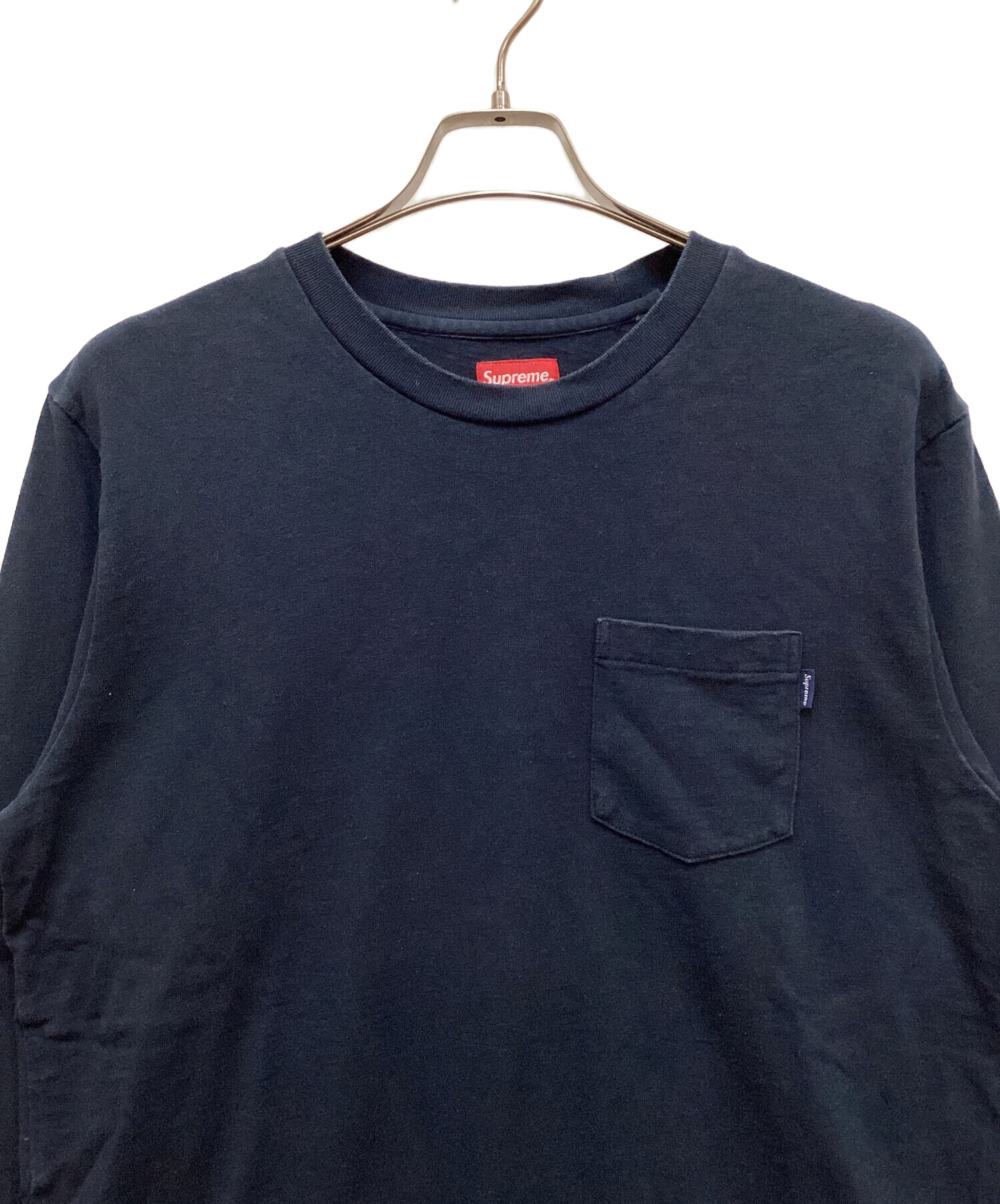 中古・古着通販】SUPREME (シュプリーム) 長袖Tシャツ ネイビー サイズ 