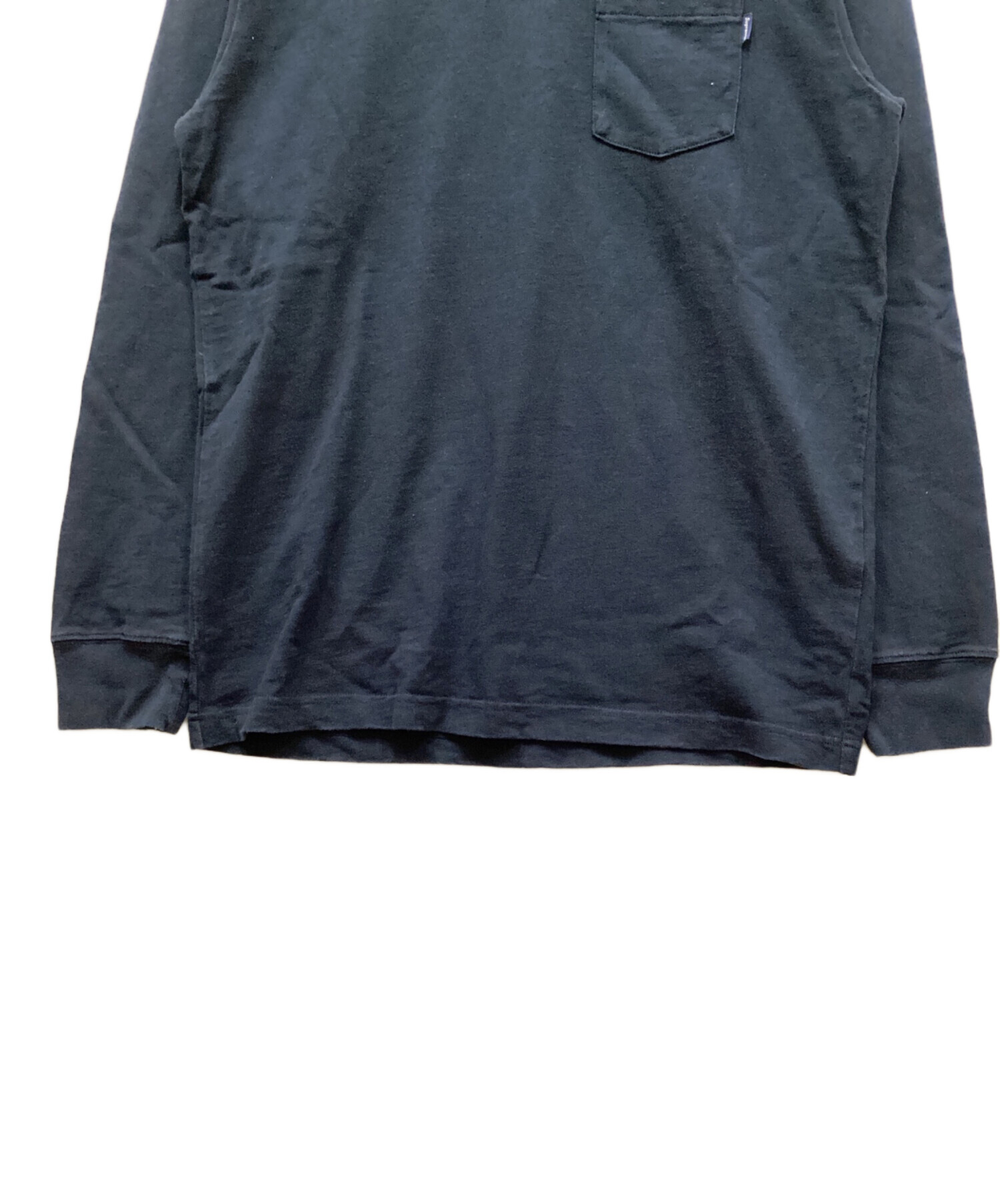 中古 SUPREME 長袖Tシャツ Mサイズ ネイビー Mサイズ ネイビー supreme 