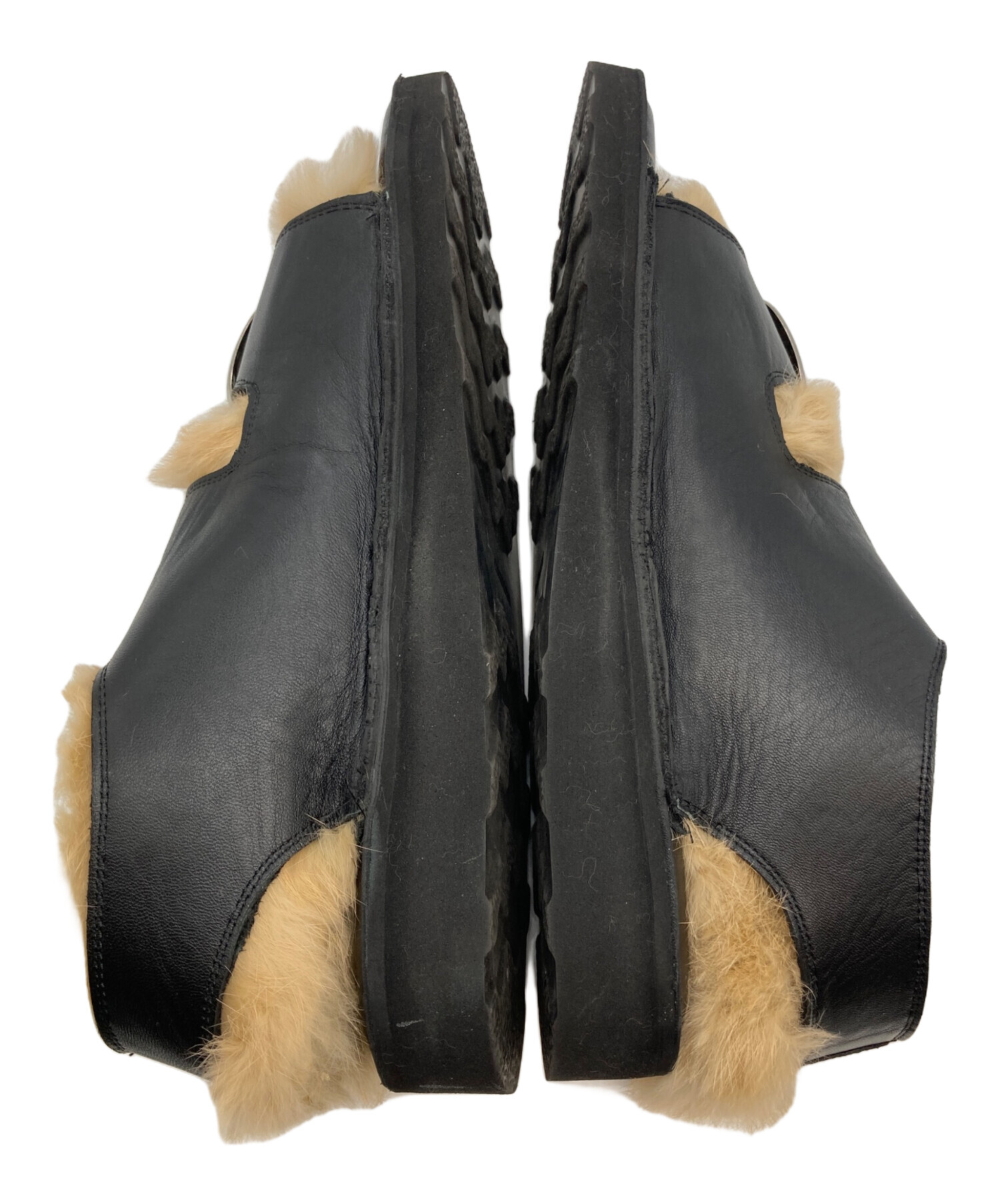 中古・古着通販】Caminando (カミナンド) ファーサンダル ブラック