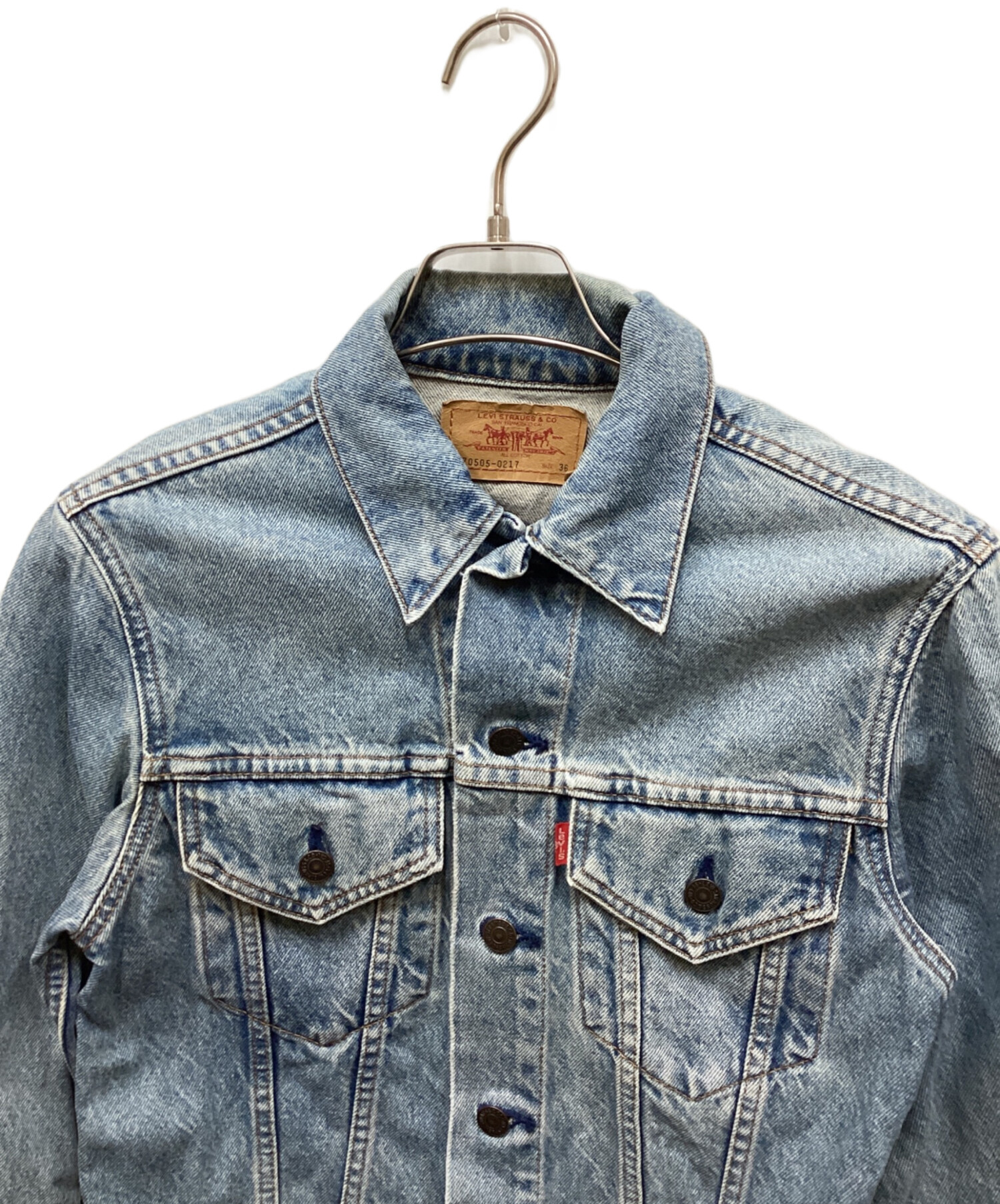 中古・古着通販】LEVI'S (リーバイス) デニムジャケット インディゴ