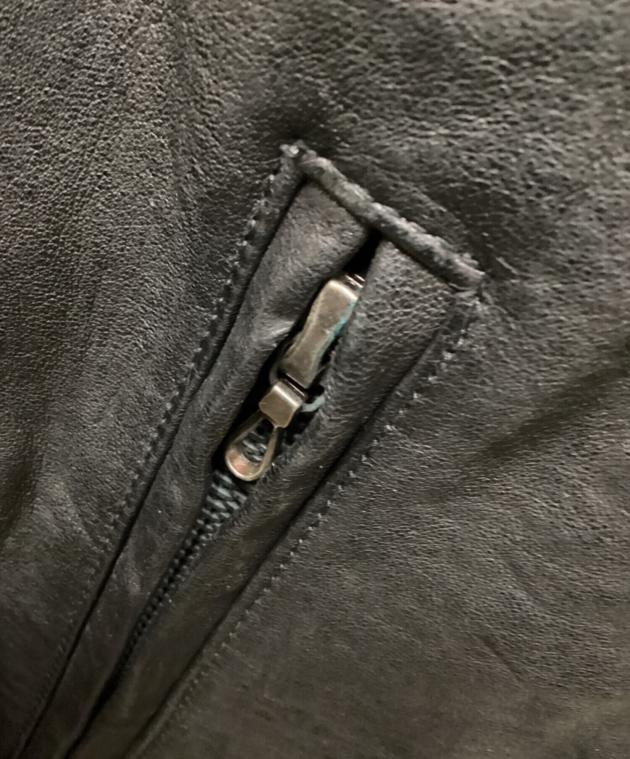 中古・古着通販】SHELLAC (シェラック) ファー付レザージャケット