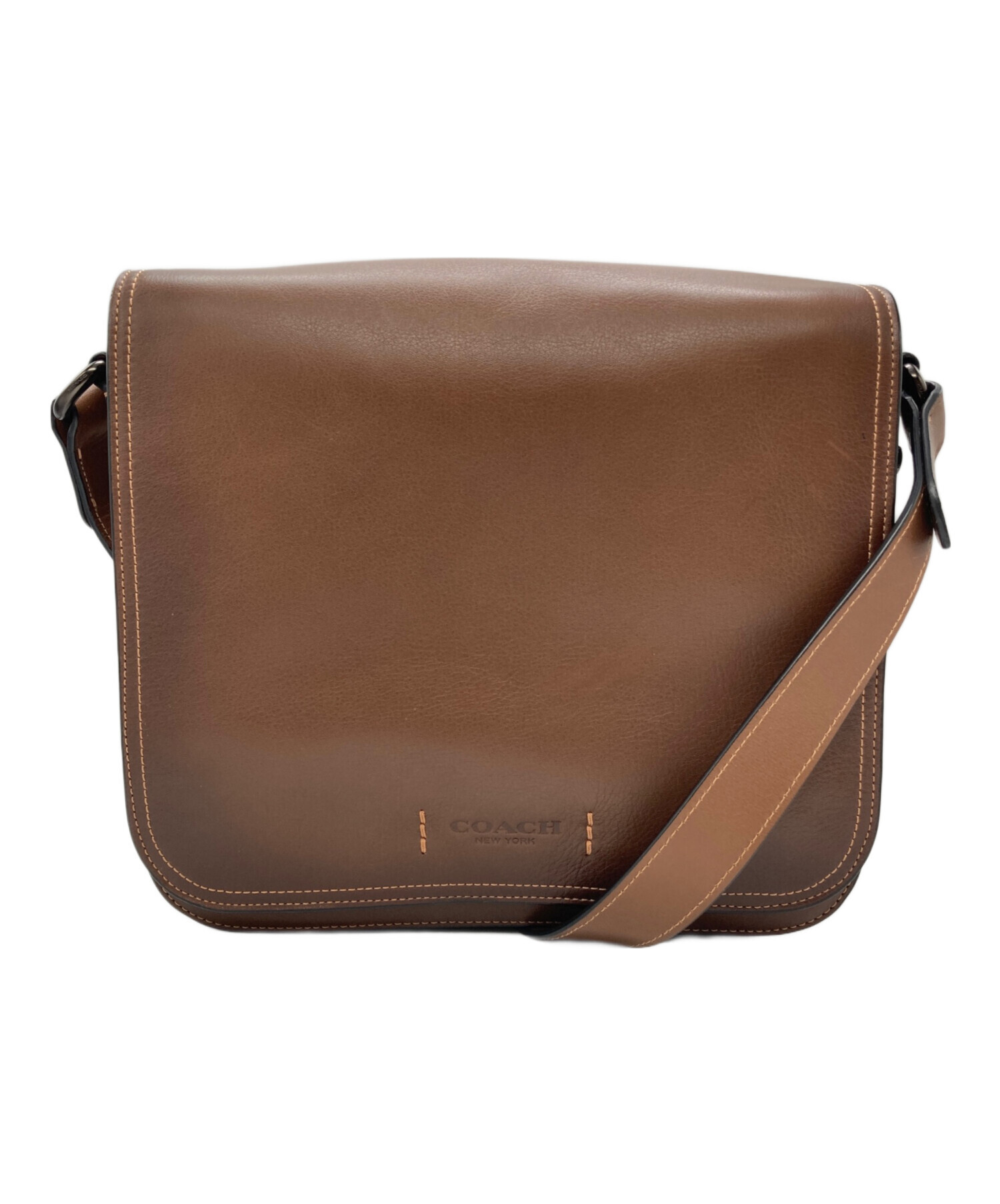 中古・古着通販】COACH (コーチ) ゴッサム メッセンジャー 27 ブラウン 