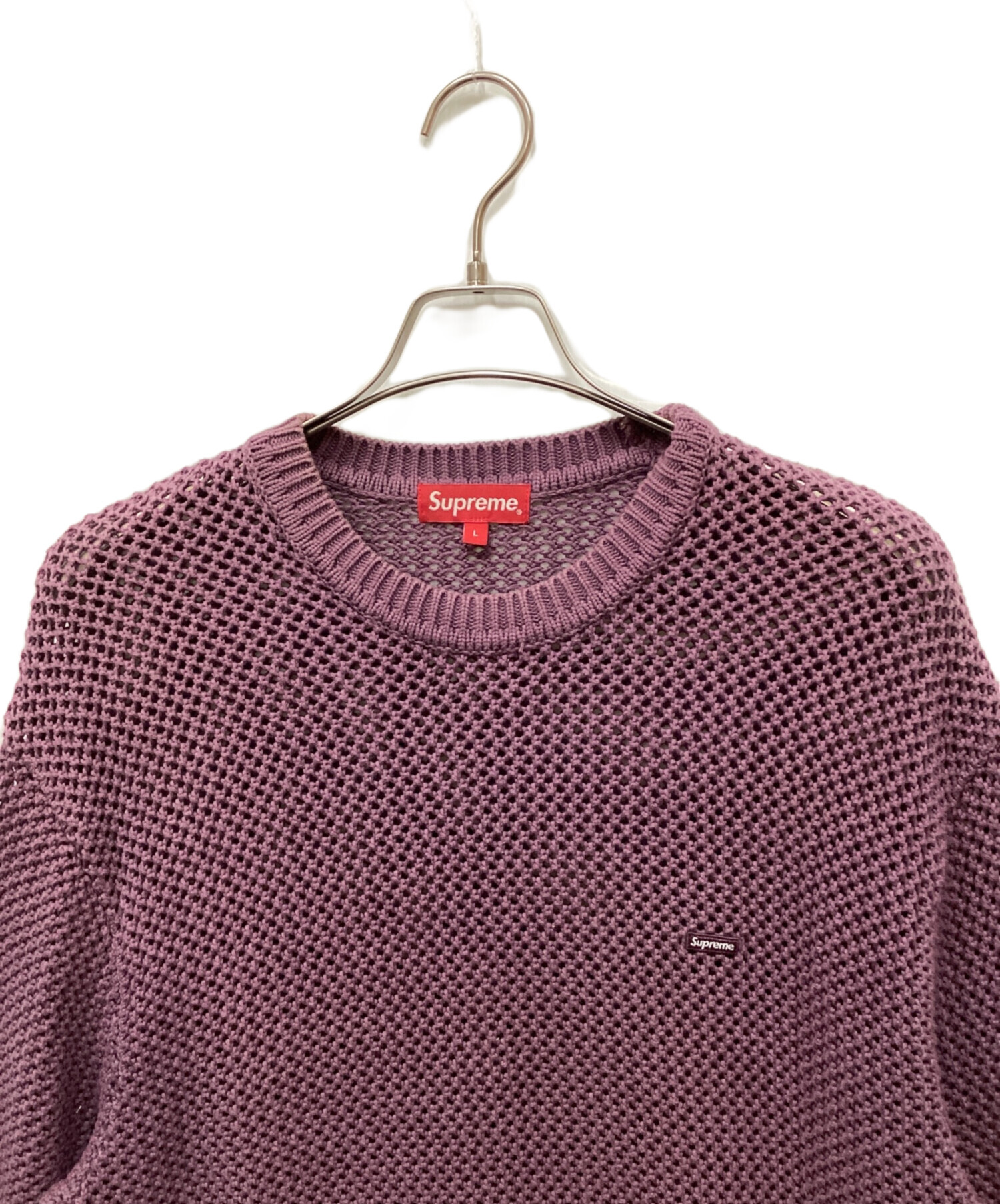 Supreme Open Knit Small Box Sweater Mサイズ SUPREME(シュプリーム) 22SS Open Knit Small Box Sweater ニット