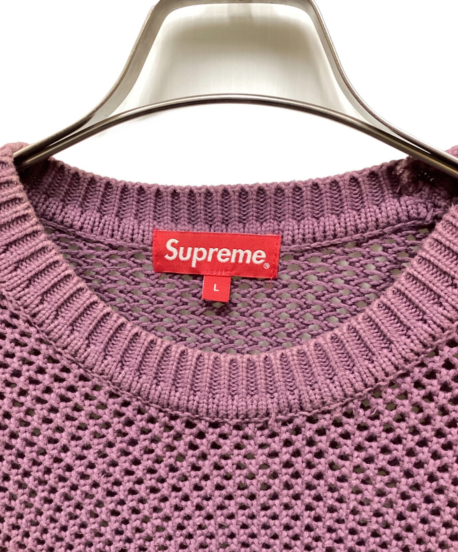 中古・古着通販】SUPREME (シュプリーム) Open Knit Small Box Sweater