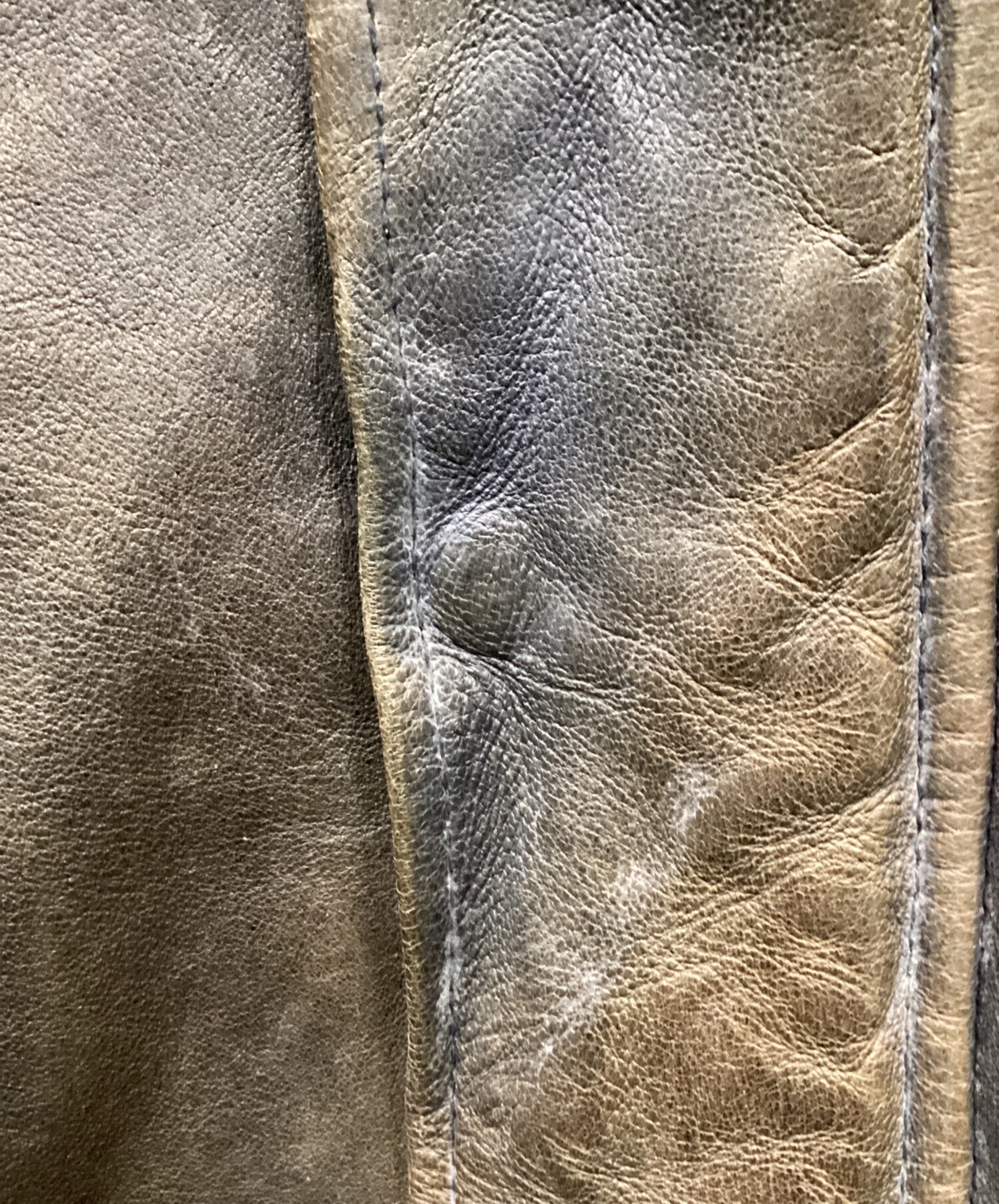 中古・古着通販】glamb (グラム) Durden leather JKT ブラウン サイズ