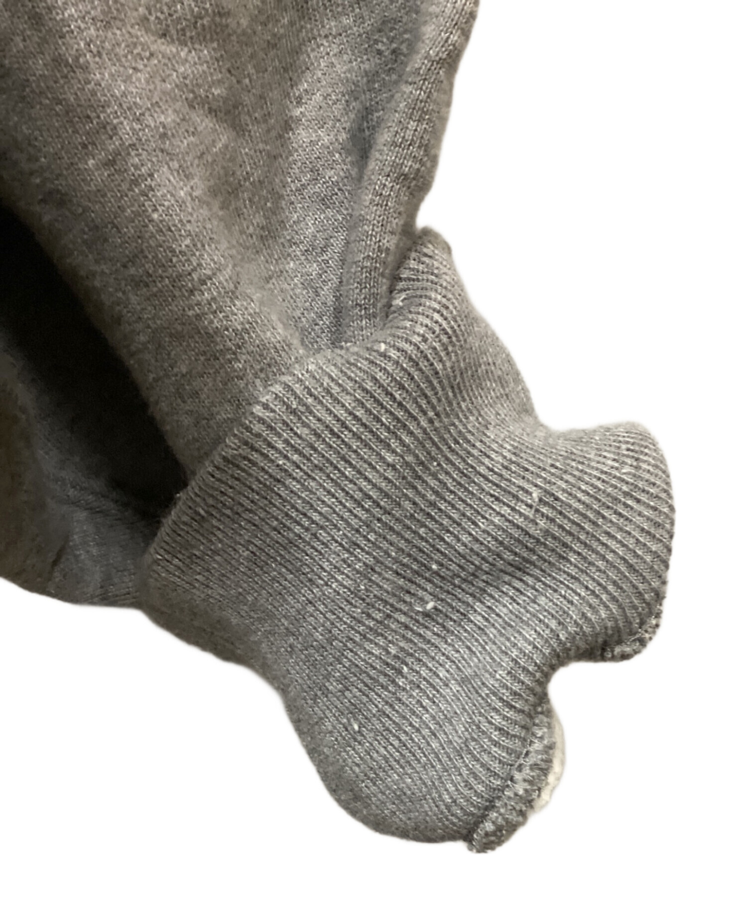 【正規品】BALENCIAGA バックロゴパッチ スウェット グレー サイズL 中古・古着通販】BALENCIAGA (バレンシアガ) リバースロゴ刺繍