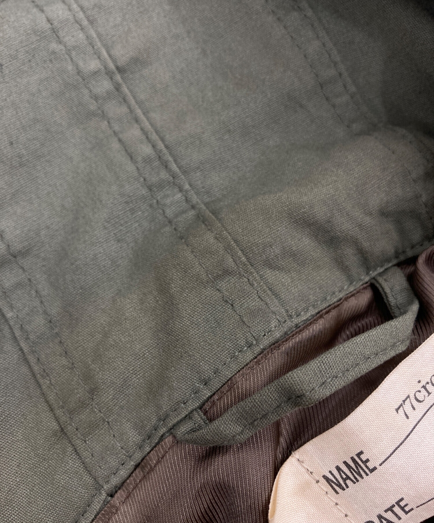 77circa モッズコート　再構築キルティングコート　一度のみ着用♡美品♡ 中古・古着通販】77circa (ナナナナサーカ) 再構築モッズコート