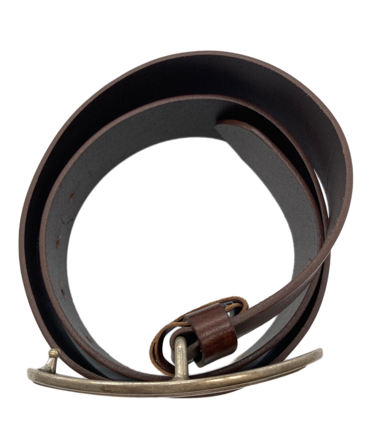 DIESEL ディーゼル レザーベルト Dロゴ レザー ブラウン DIESEL (ディーゼル) Dロゴバックル レザー ベルト DSX08516PR666 85