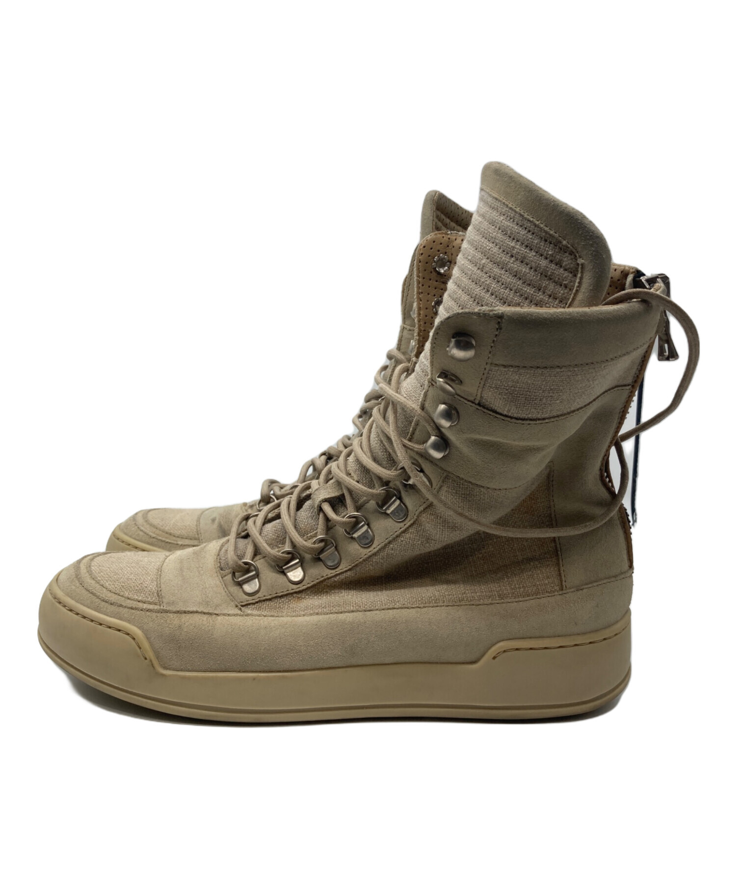 中古・古着通販】BALMAIN (バルマン) バックジップハイカット 