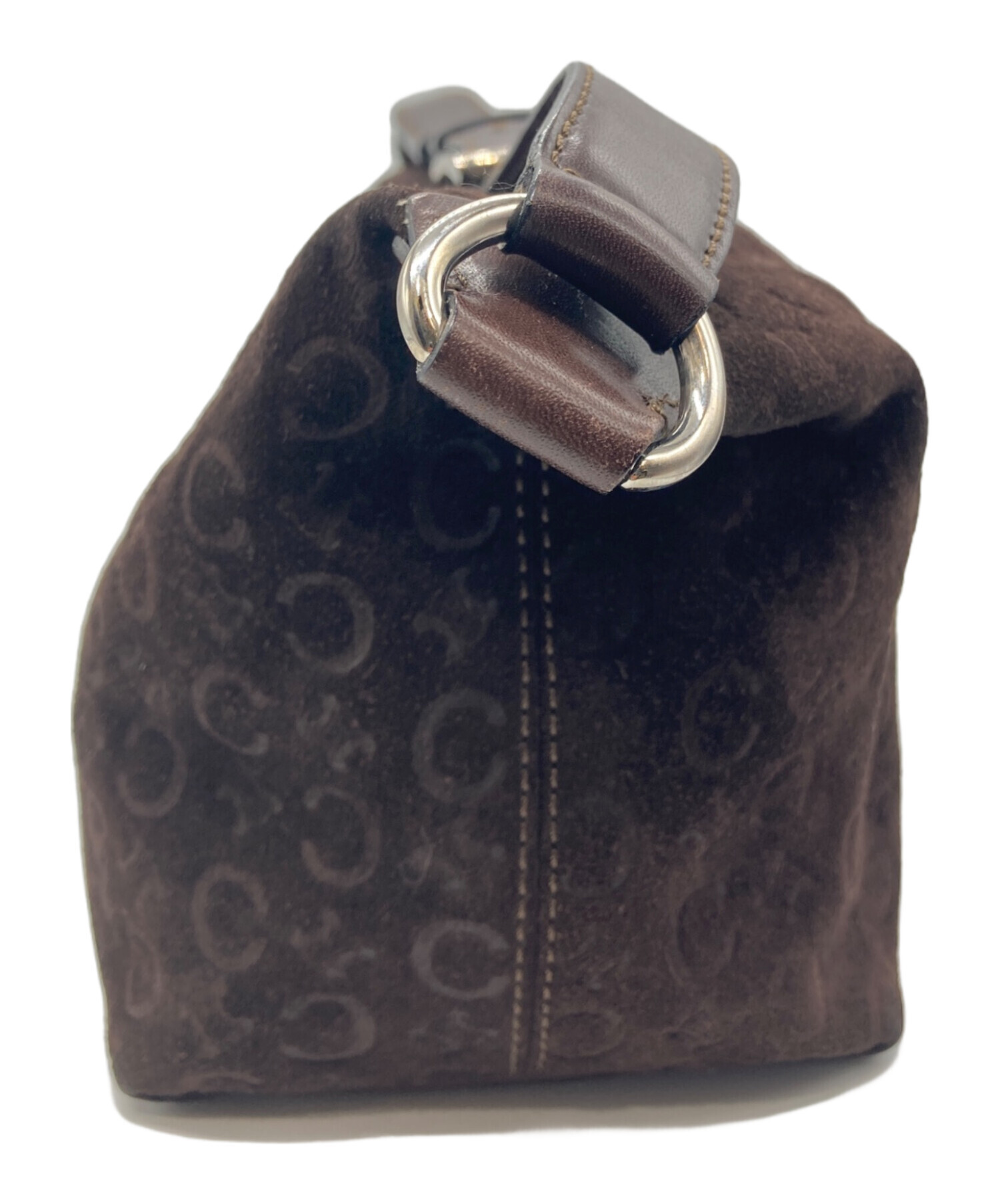 中古・古着通販】CELINE (セリーヌ) Cマカダムスエードワンショルダー 