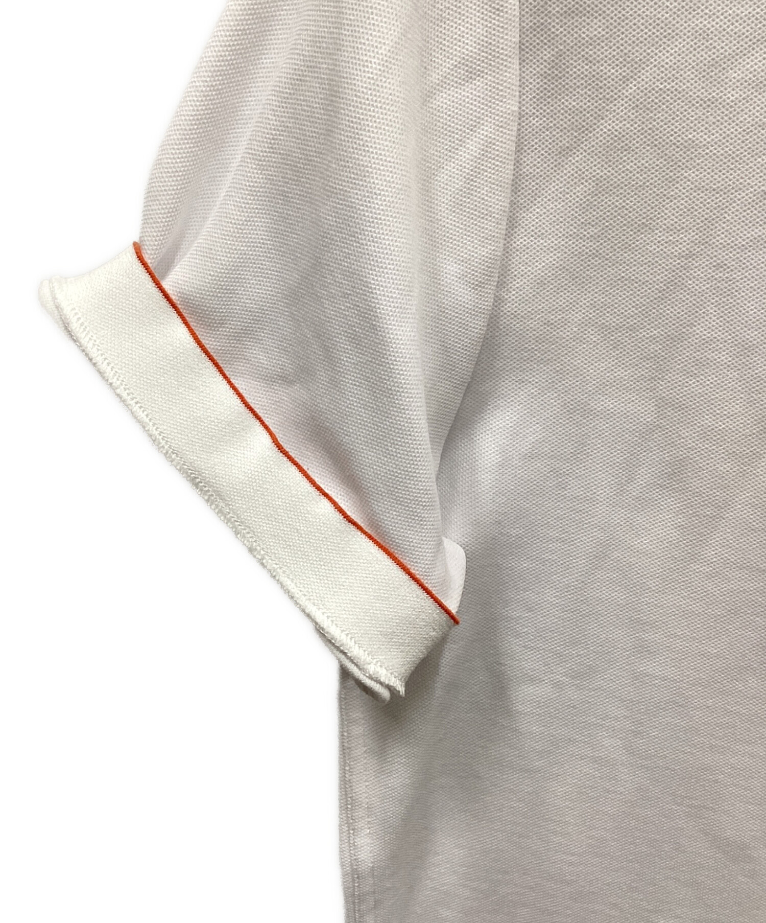 中古・古着通販】HERMES (エルメス) セリエ釦ポロシャツ ホワイト 