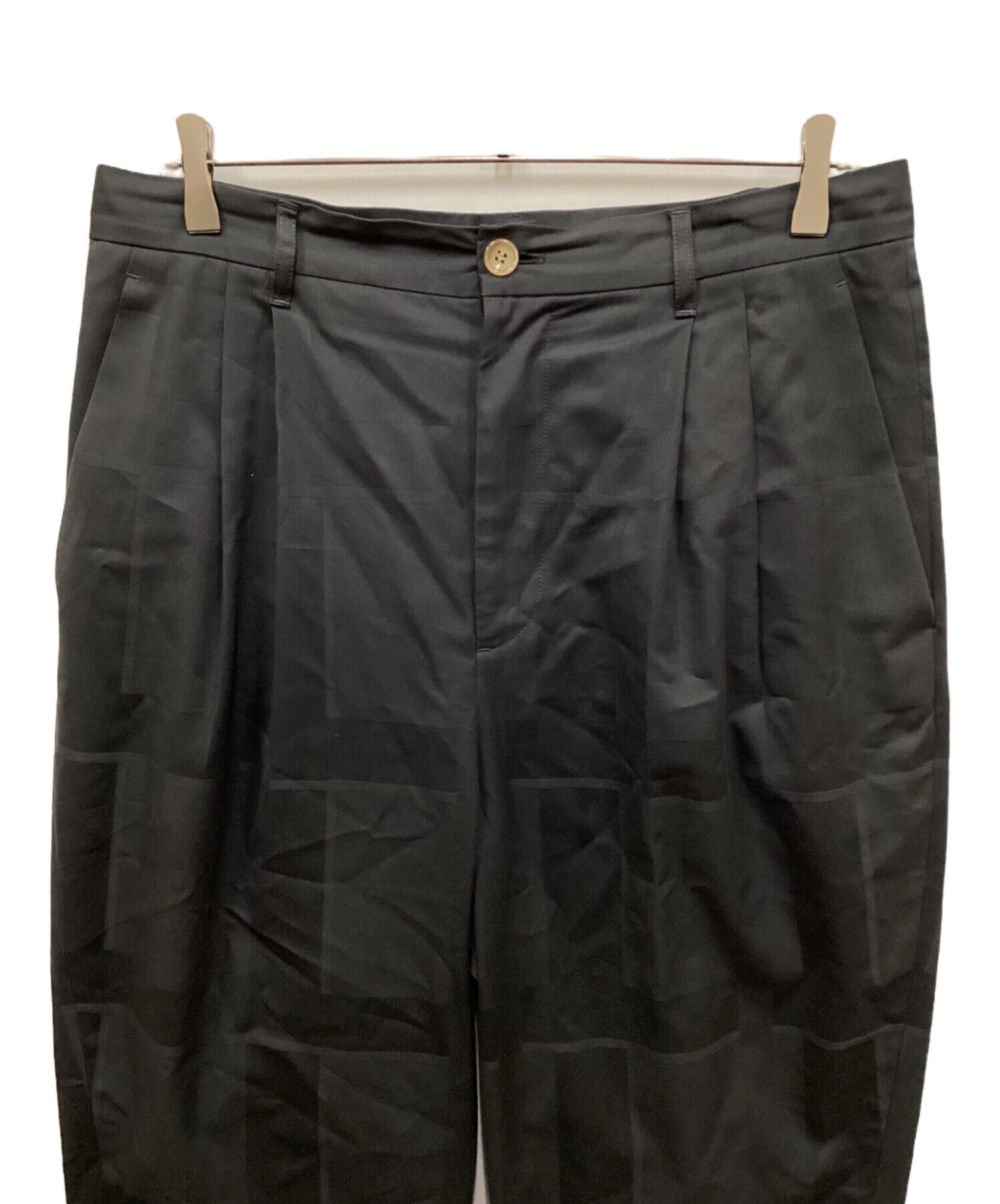 中古・古着通販】digawel (ディガウェル) 2 Tuck Tapered Pants C.Gray