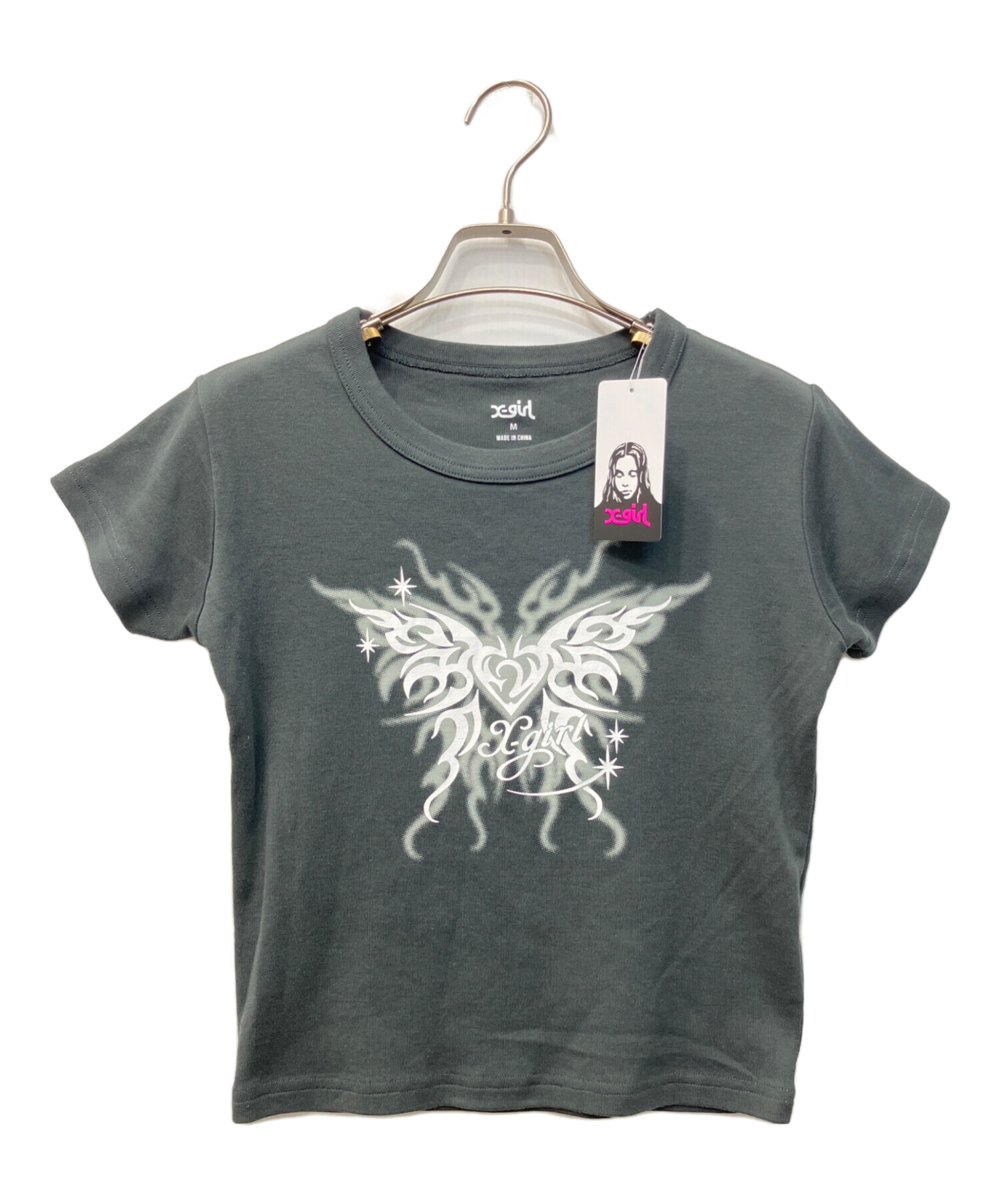 中古・古着通販】X-girl (エックスガール) TRIBAL BUTTERFLY S/S BABY