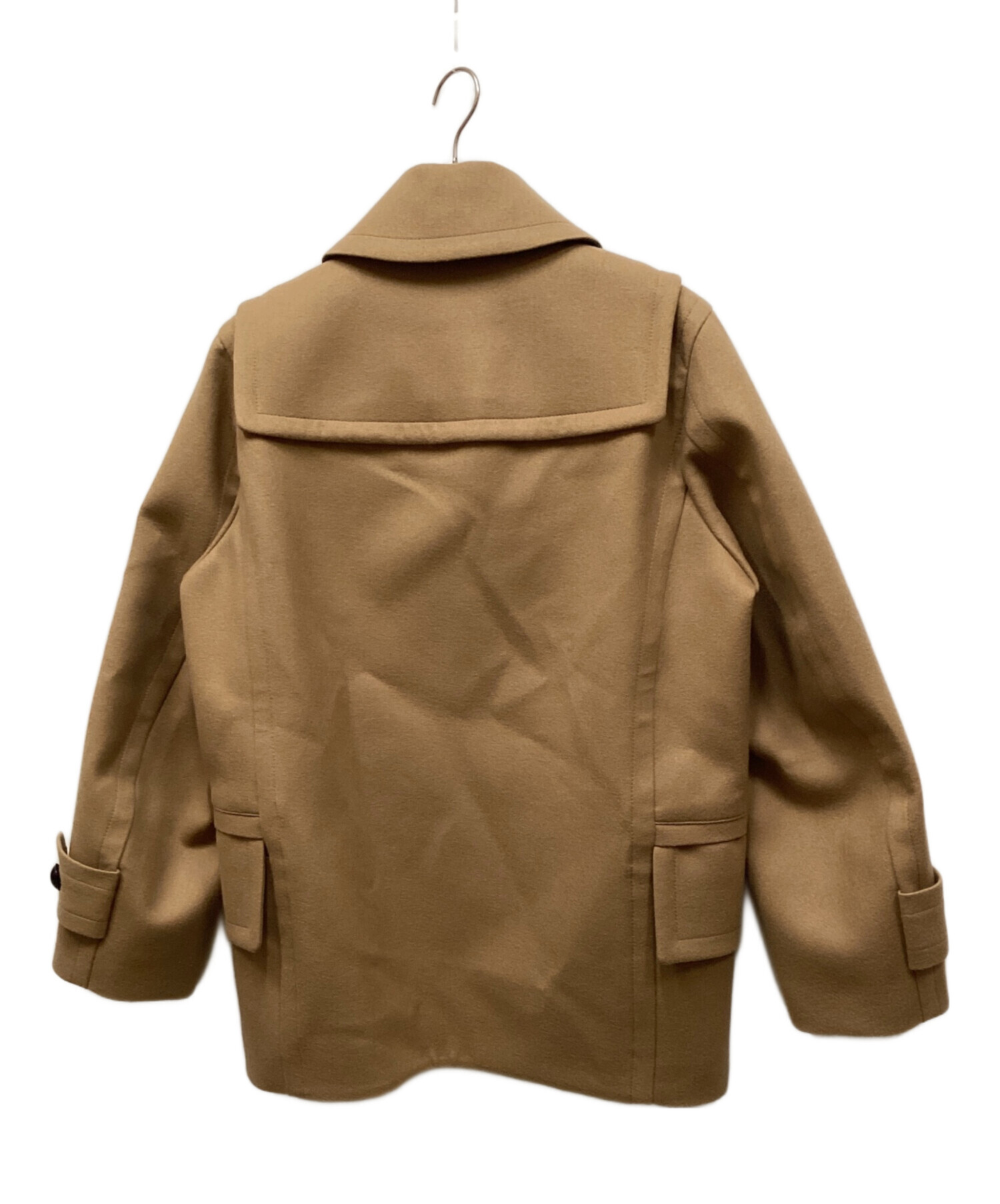 中古・古着通販】sacai (サカイ) Wool Melton Jacket ブラウン サイズ