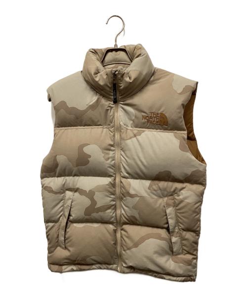 THE NORTH FACE ヌプシ ダウンベスト ベージュ/ブラウン 中古・古着通販】THE NORTH FACE (ザ ノース フェイス) ヌプシ