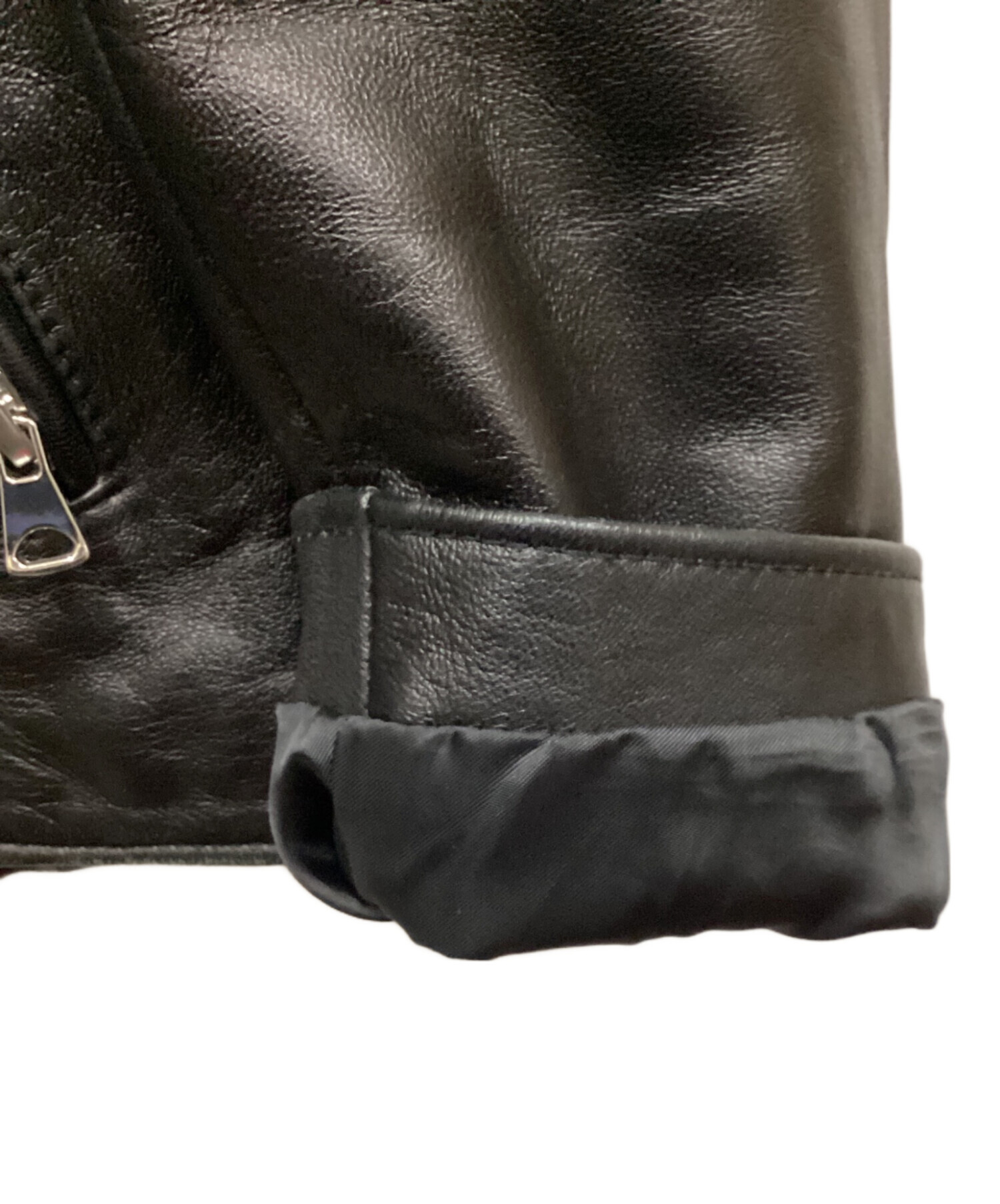 中古・古着通販】STUDIOUS (ステュディオス) ラムレザーライダース