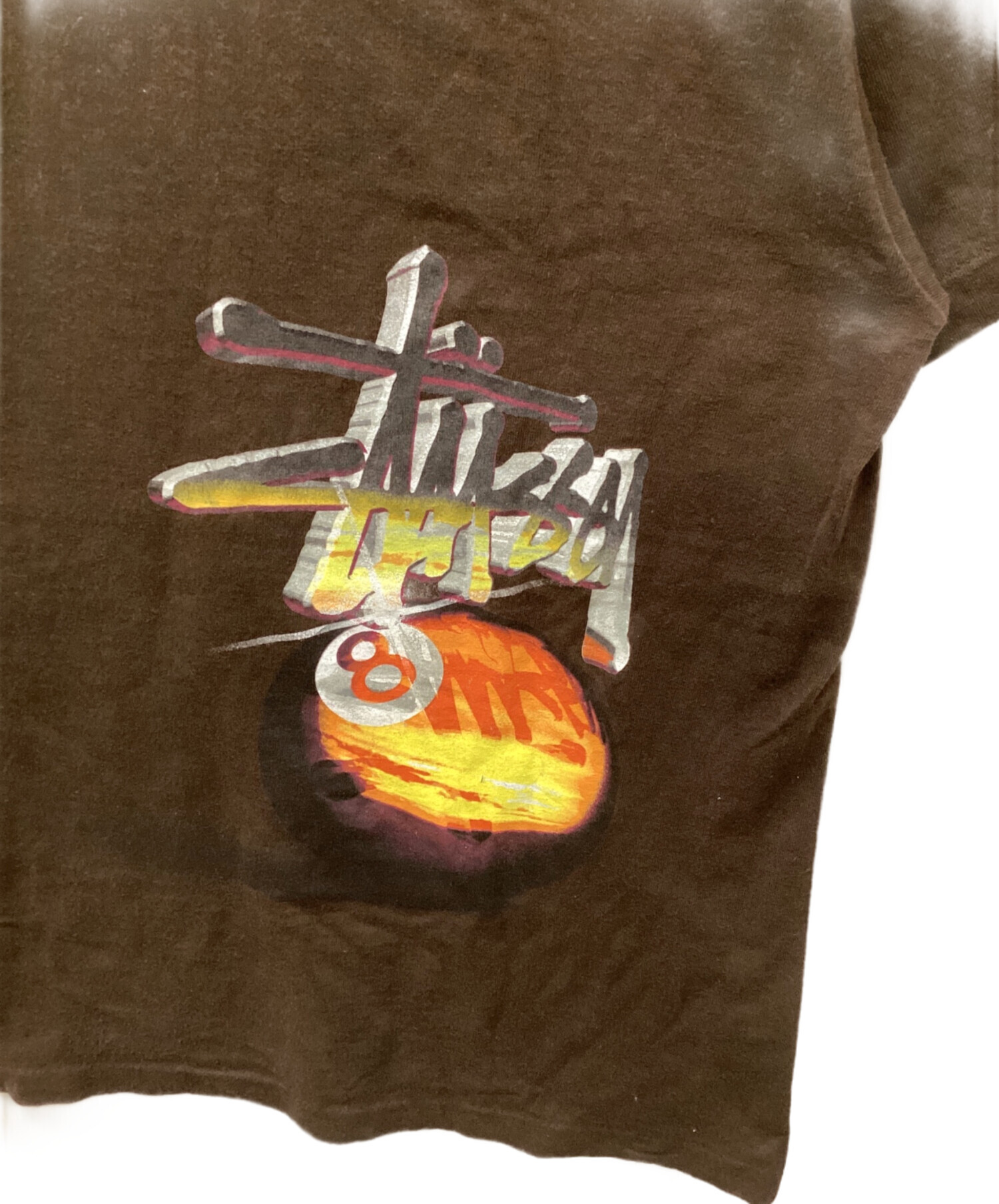中古・古着通販】stussy (ステューシー) 90's 8ボールTシャツ ブラウン