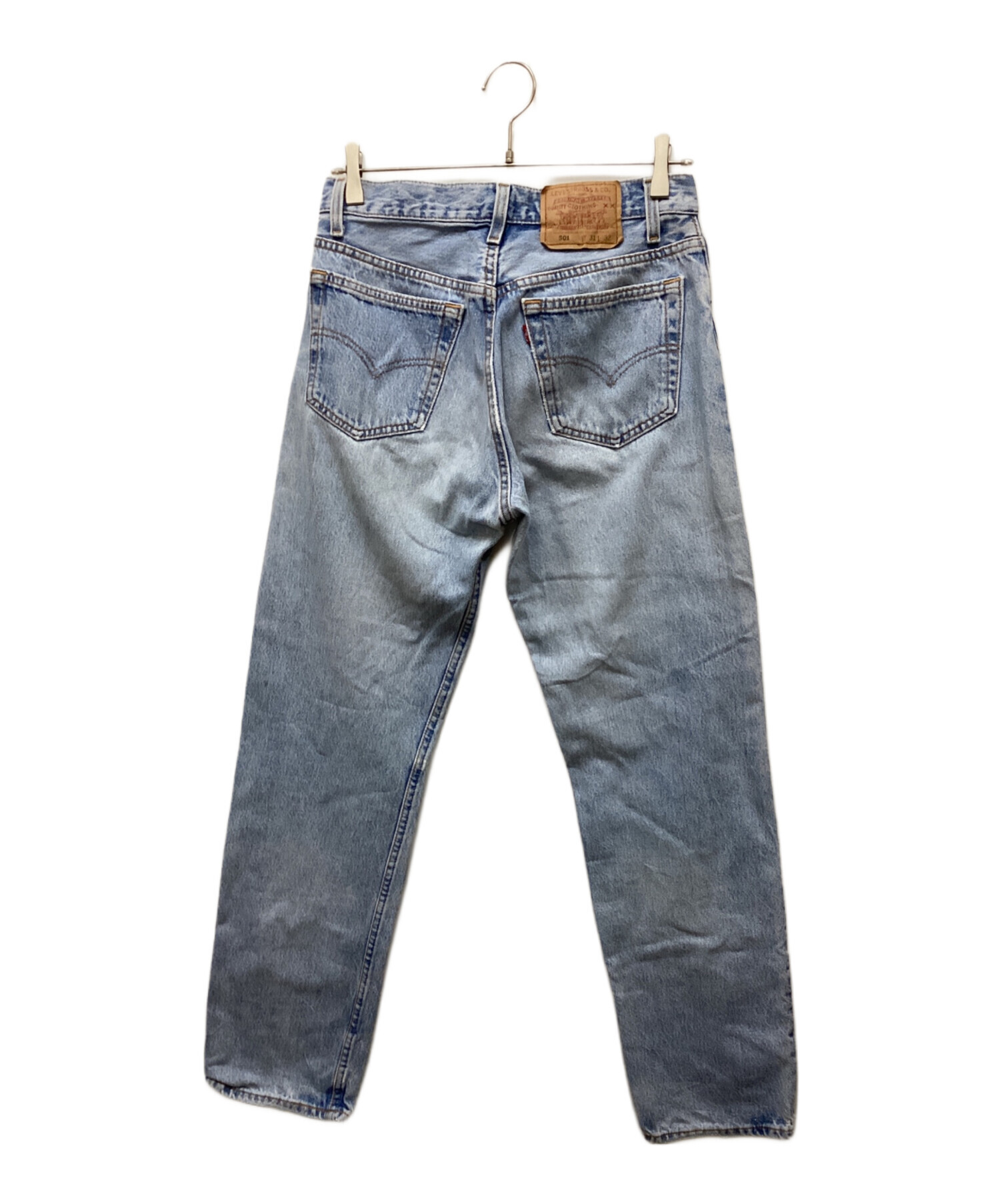 H*o様 90s USA製 Levi's 501 デニムパンツ ヴィンテージ 90s USA製 Levi's リーバイス 501 デニムパンツ ライトブルー 【公式通販】