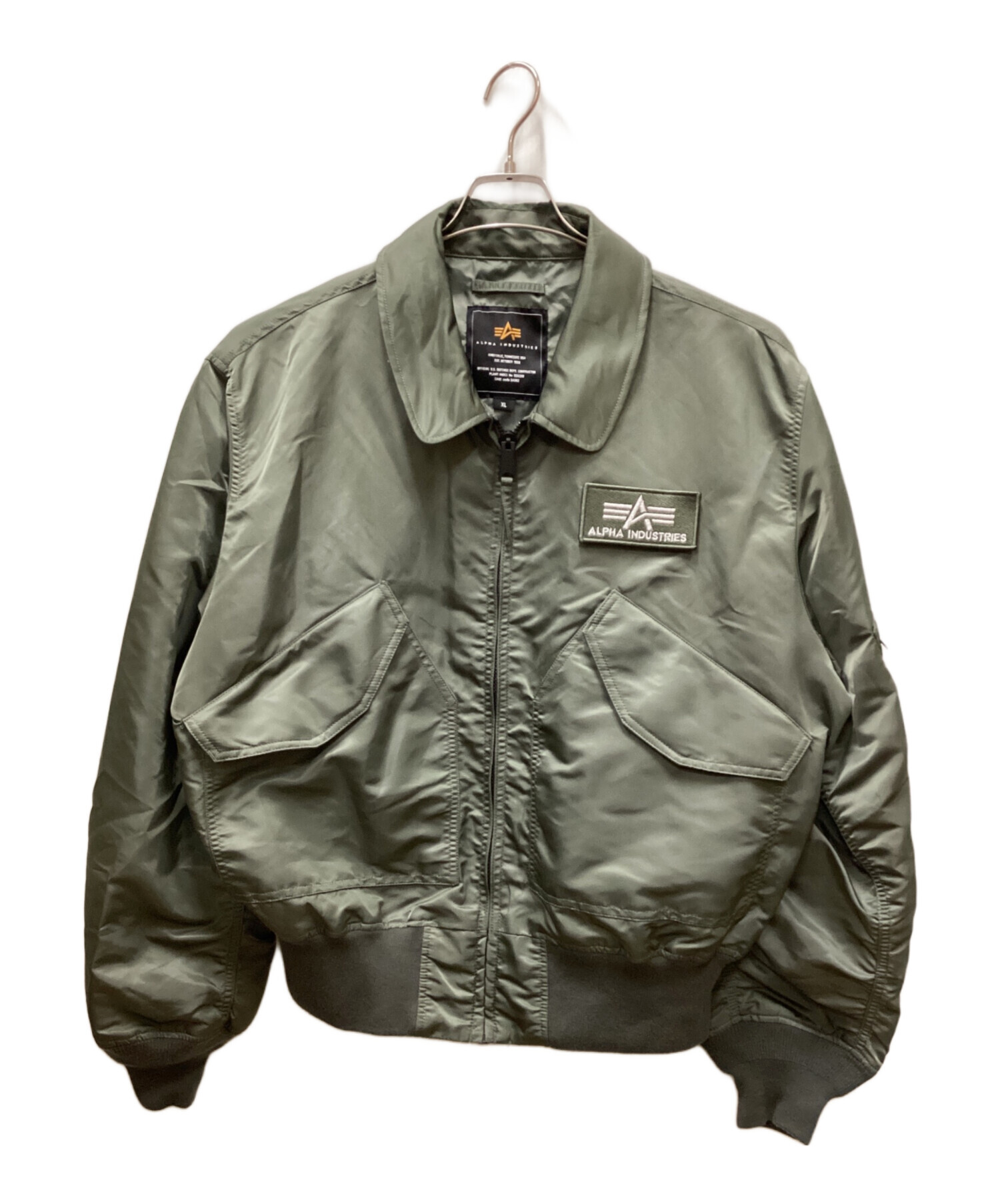 CWU-36 - MA-1 フライトジャケット グレー FADED NYLON TYPE CWU-36P