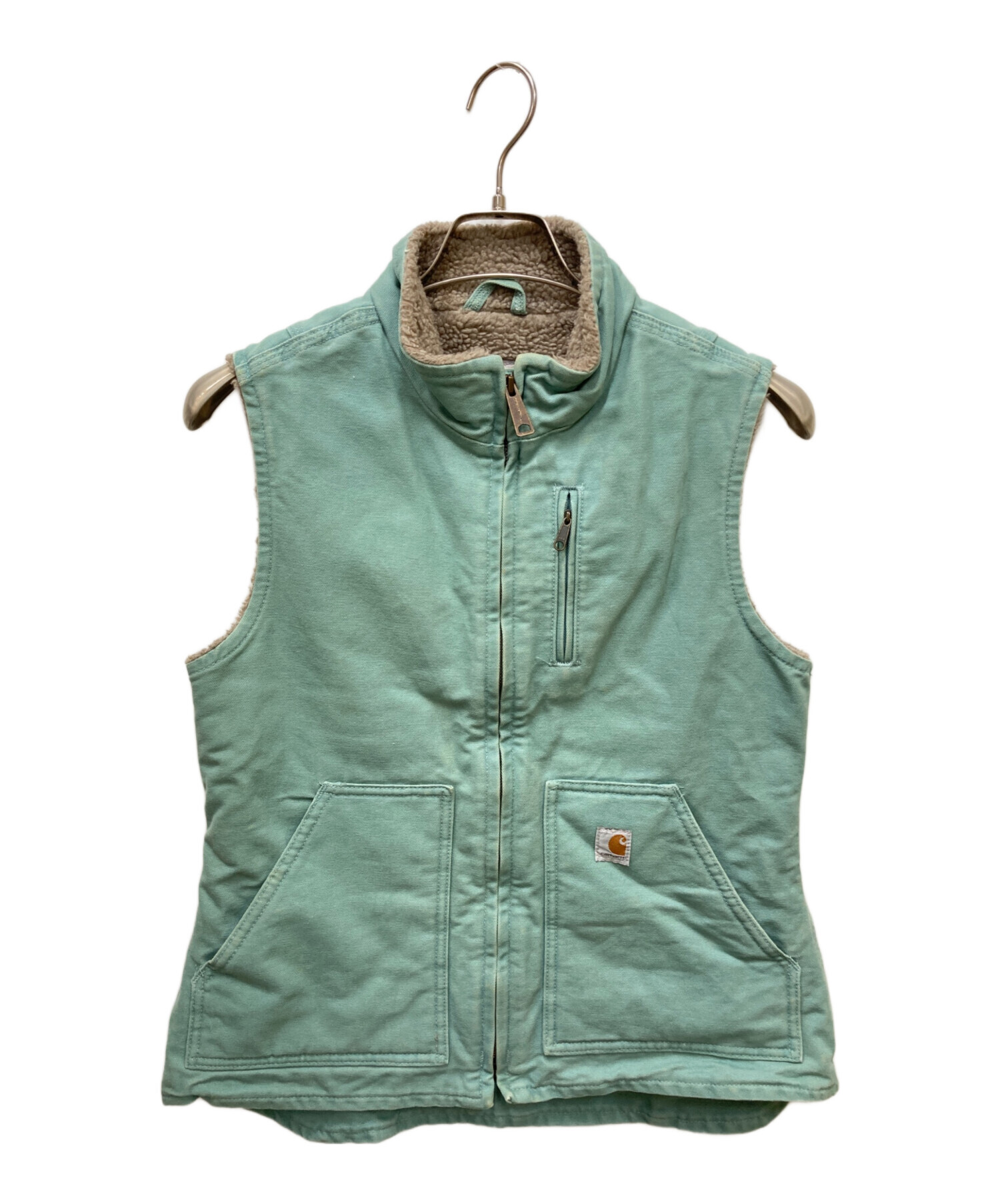 中古・古着通販】CarHartt (カーハート) 内ボアダックベスト グリーン