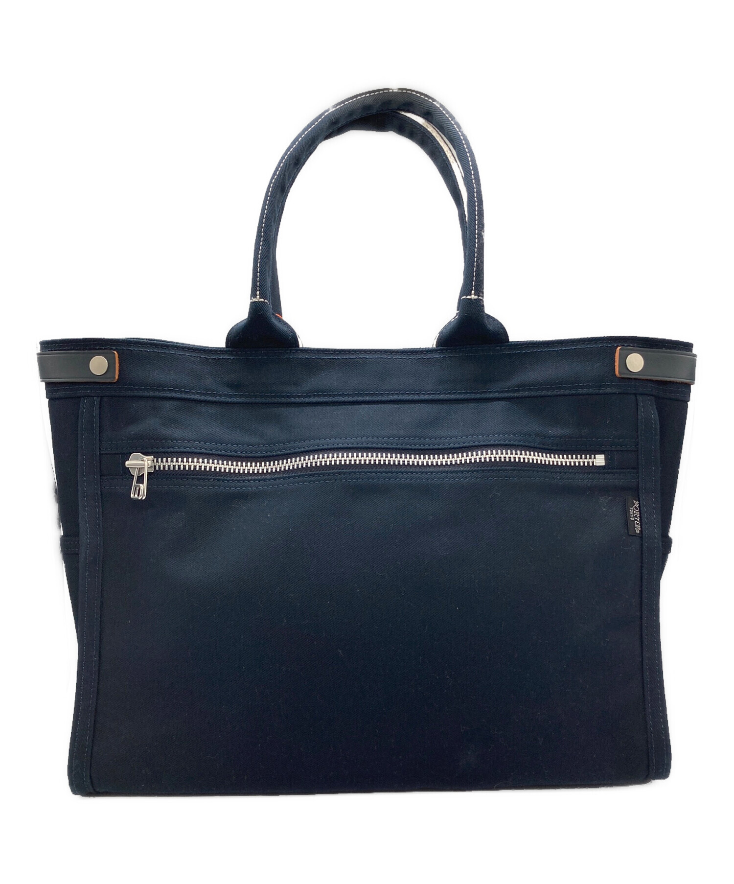 中古・古着通販】PORTER (ポーター) ネイキッドトートバッグ ネイビー 