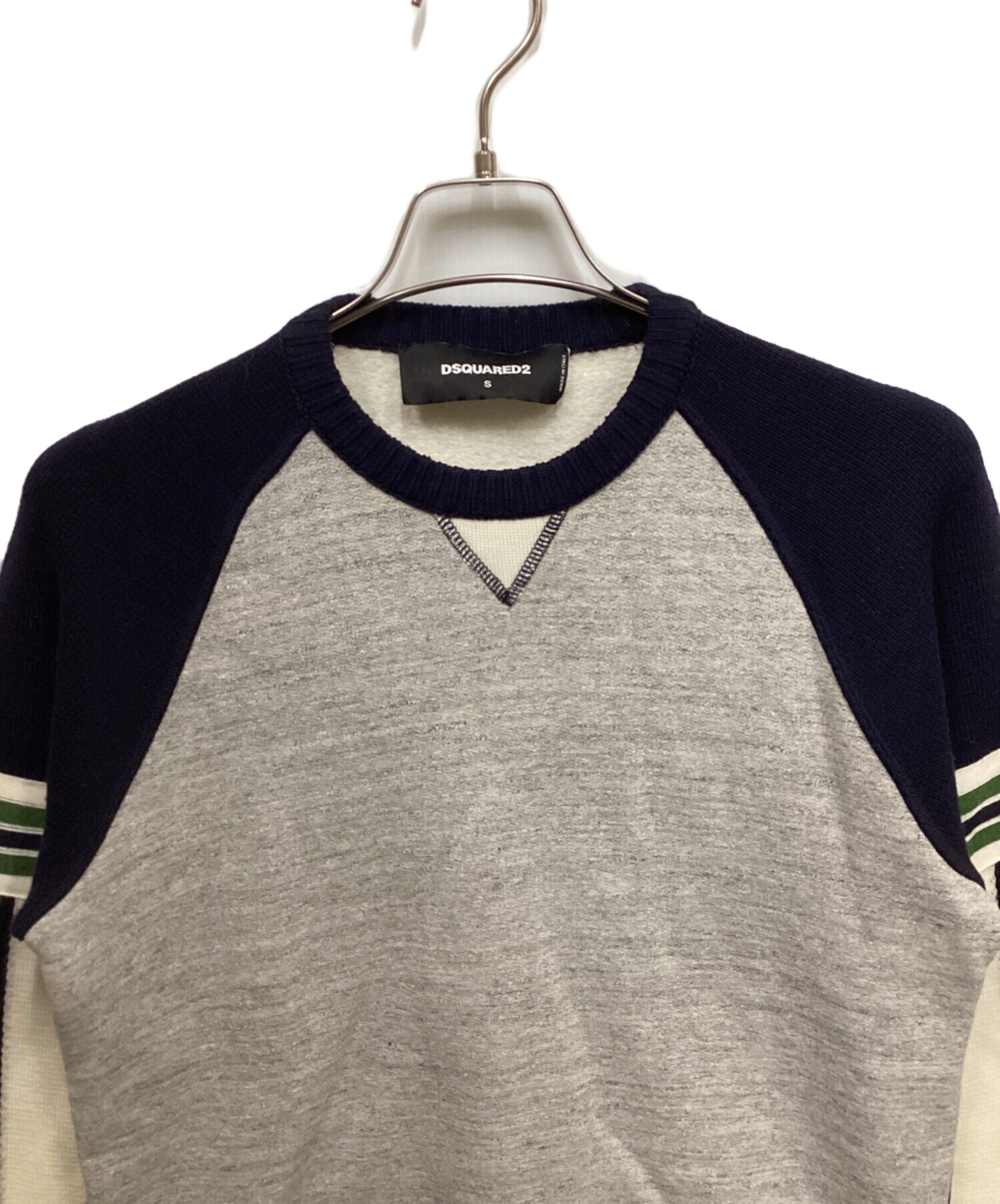 中古・古着通販】DSQUARED2 (ディースクエアード) ニット切替 