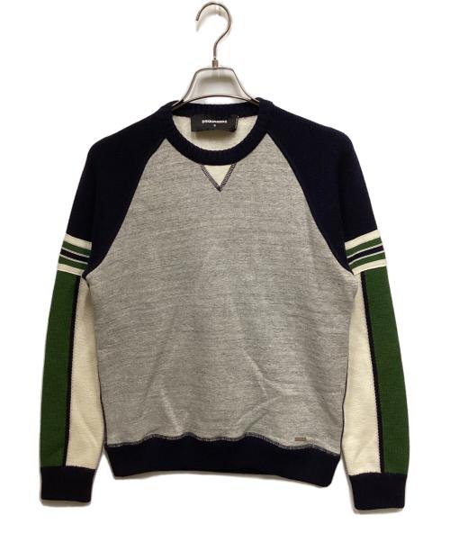 中古・古着通販】DSQUARED2 (ディースクエアード) ニット切替