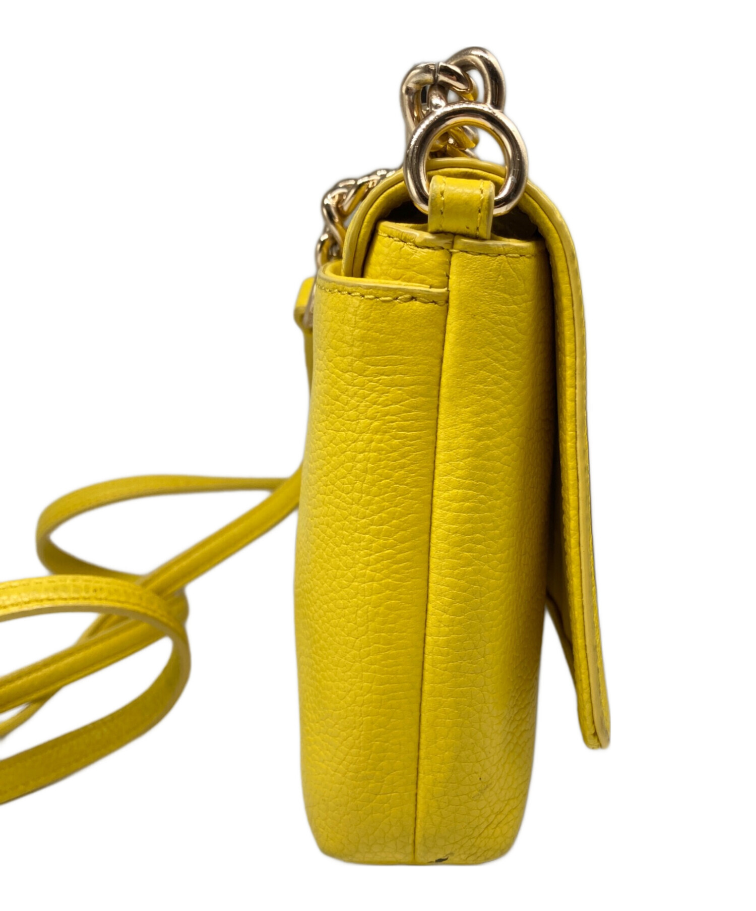 COACH イエロー かごバッグ 中古・古着通販】COACH (コーチ) ショルダーバッグ イエロー｜ブランド