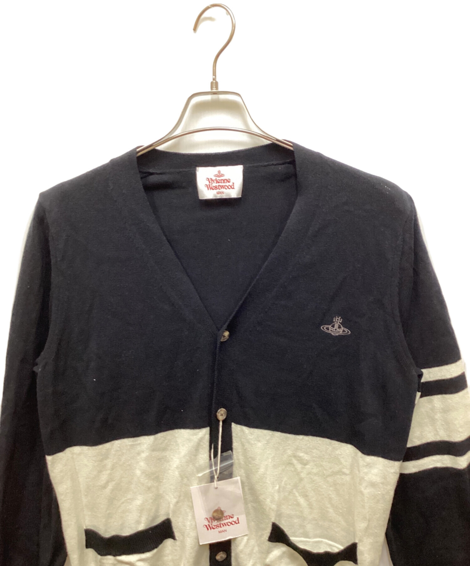 未使用　Vivienne Westwood MAN カーディガン 48 オーブ 未使用 Vivienne Westwood MAN カーディガン 48 オーブ 未使用