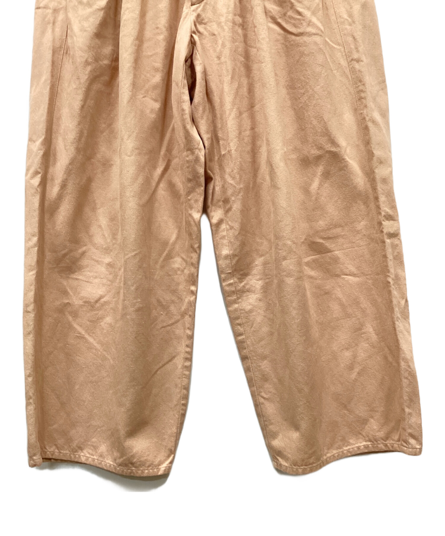 中古・古着通販】Bless n° 39 (ブレス) リネン混6タックパンツ ピンク