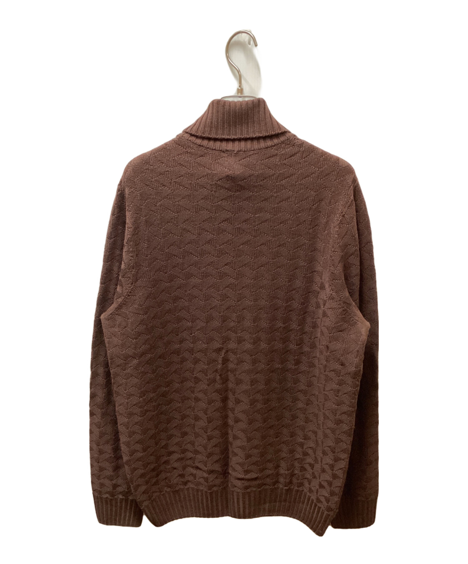 J5013 美品 ドルモア ストレッチタートルネックニット ブラウン 48 中古・古着通販】Drumohr (ドルモア) タートルネックニット ブラウン