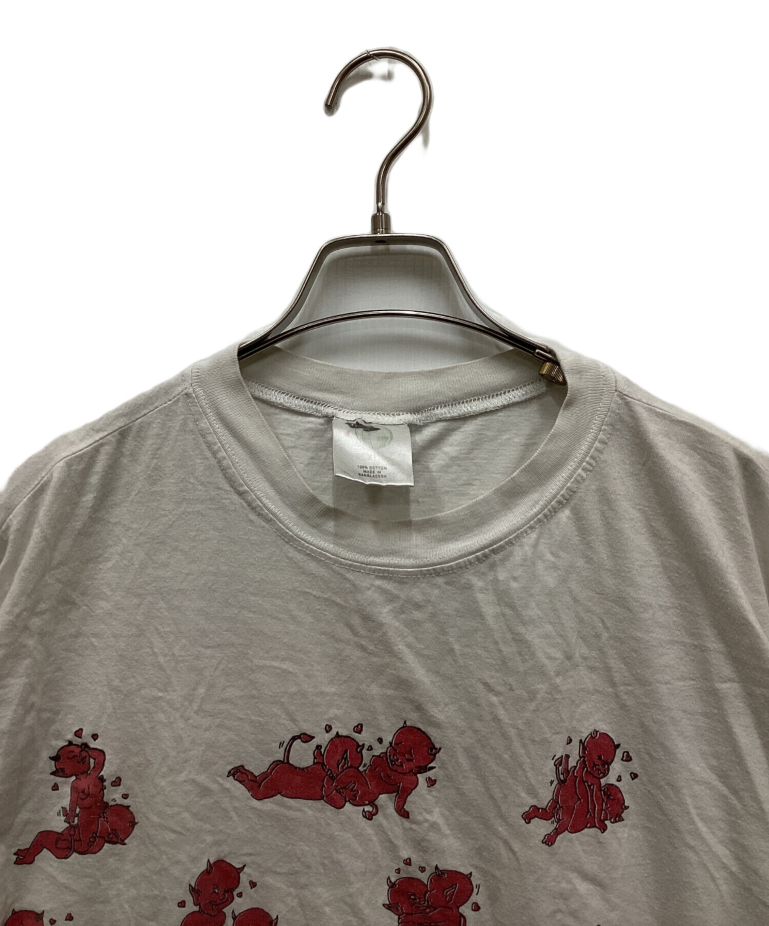USED古着(ユーズドフルギ) レディース トップス Tシャツ・カットソー 中古・古着通販】USED (ユーズド) バンドTシャツ ブラック サイズ:不明
