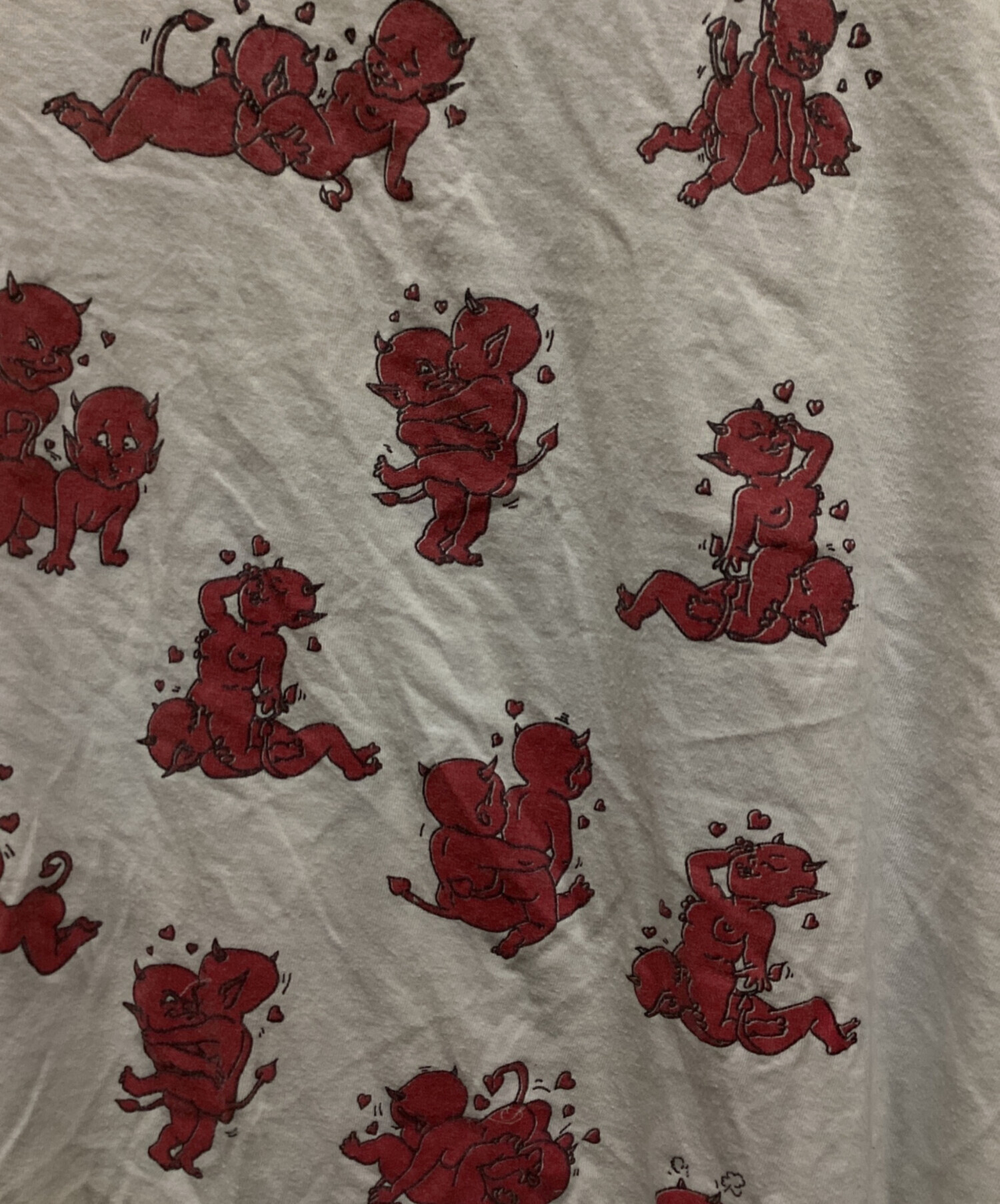 中古・古着通販】USED (ユーズド) 四十八手レッドデビルTシャツ