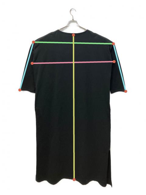 中古・古着通販】ichi (イチ) カットソーワンピース ブラック サイズ