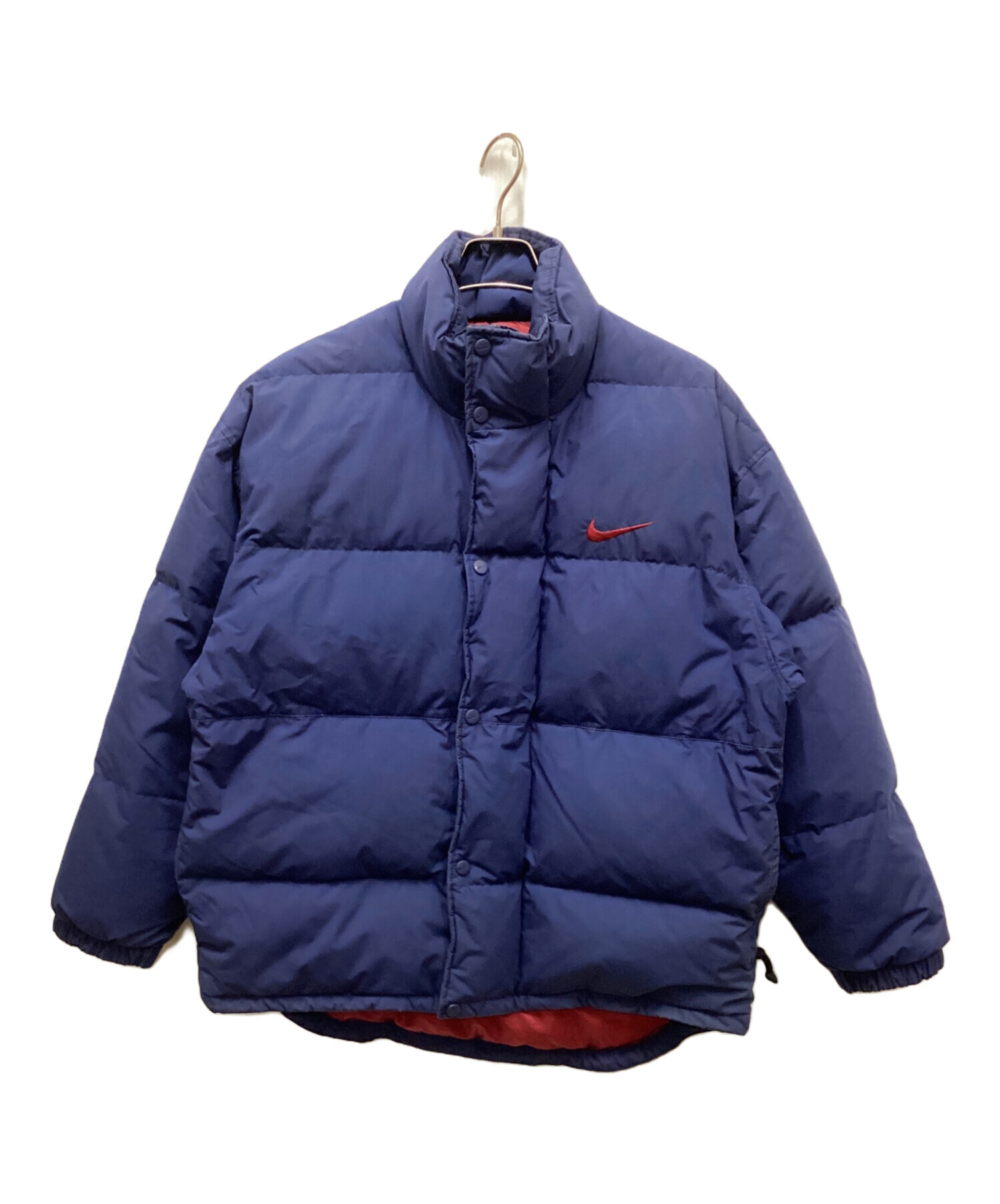   ネイビー　ダウンジャケット 中古・古着通販】NIKE (ナイキ) ダウンジャケット ネイビー サイズ:L