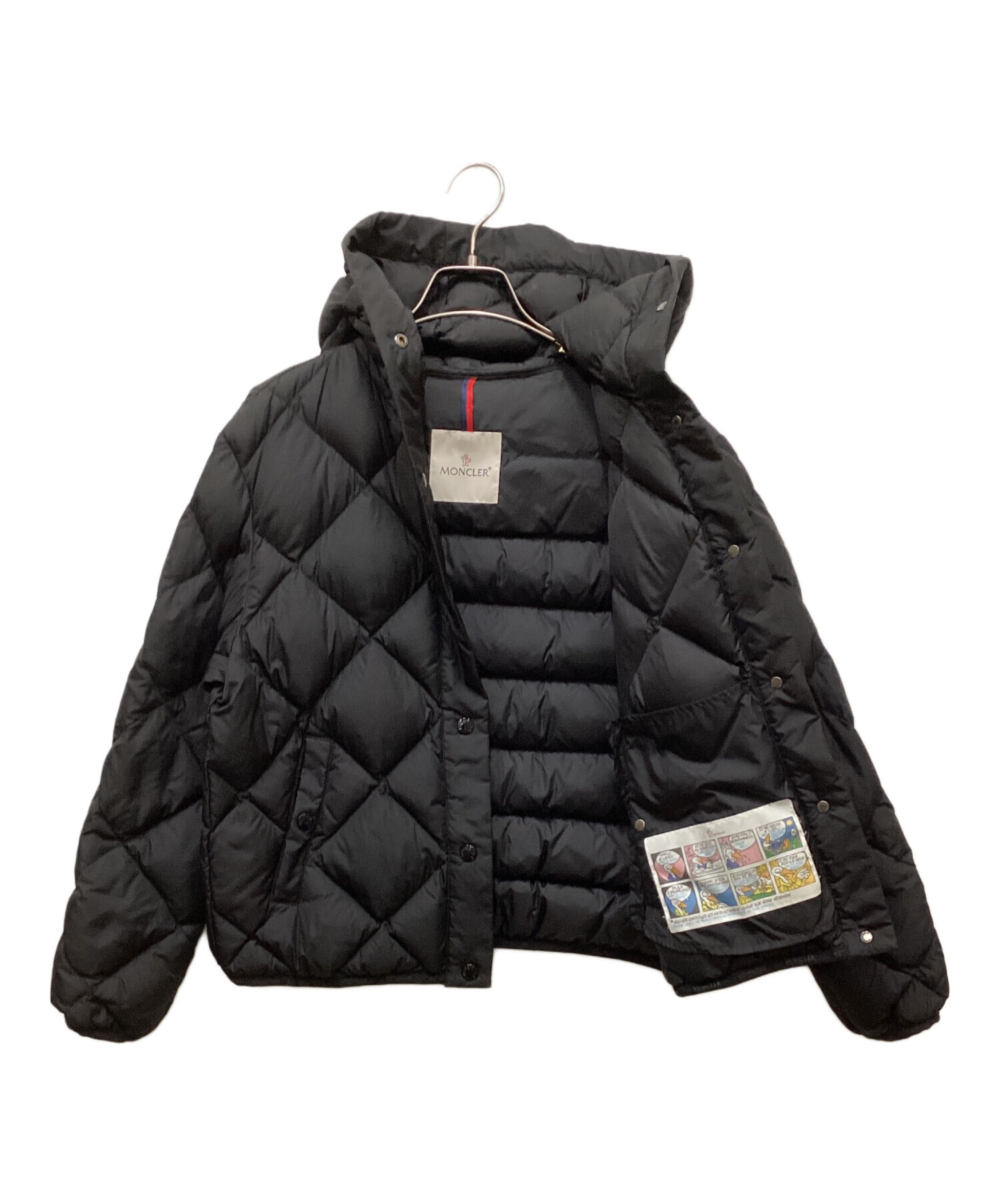 中古・古着通販】MONCLER (モンクレール) ダウンジャケット ブラック