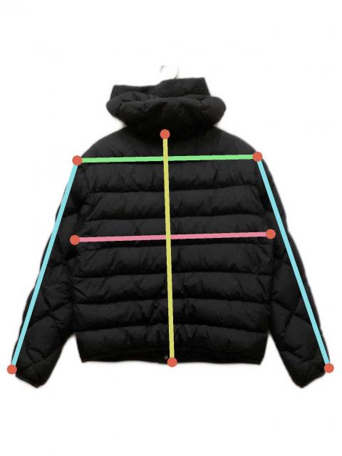 中古・古着通販】MONCLER (モンクレール) ダウンジャケット ブラック