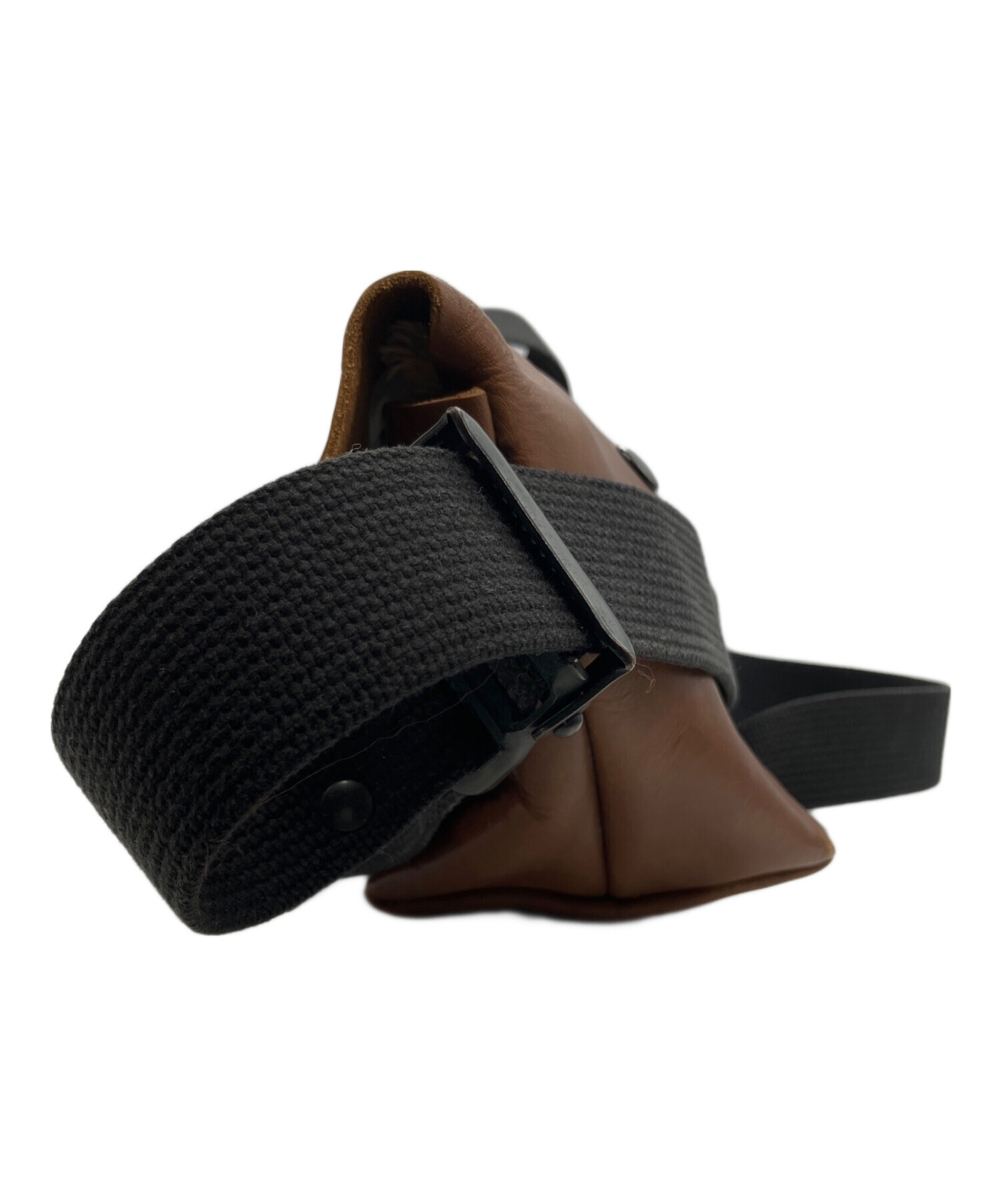 Uni&co. ユニアンドコー　ブラウンレザー メッセンジャーバッグ 中古・古着通販】Uni&co (ユニアンドコー) レザーメッセンジャーバッグ