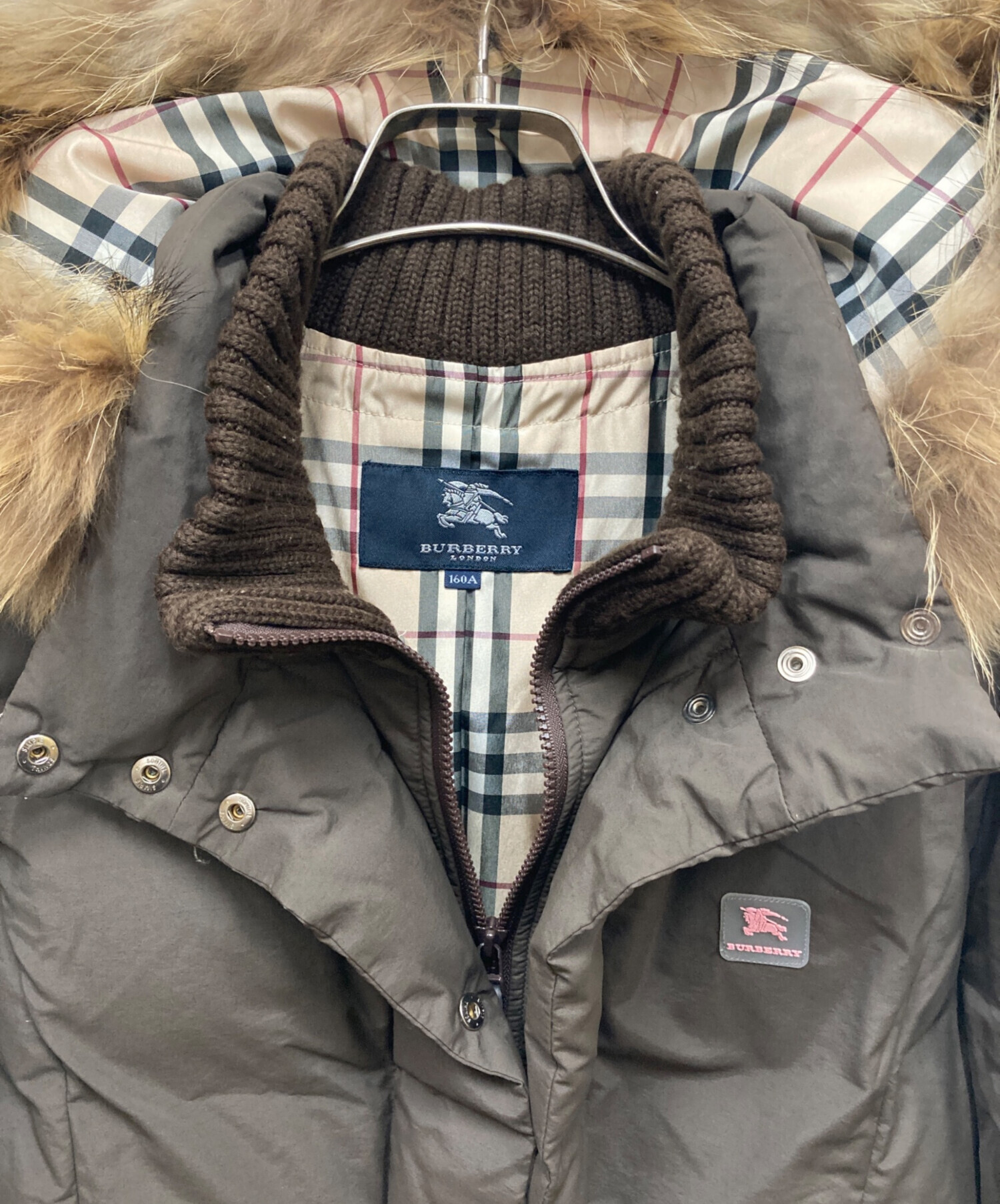 バーバリーロンドン 160A ダウン 中古・古着通販】BURBERRY LONDON (バーバリーロンドン