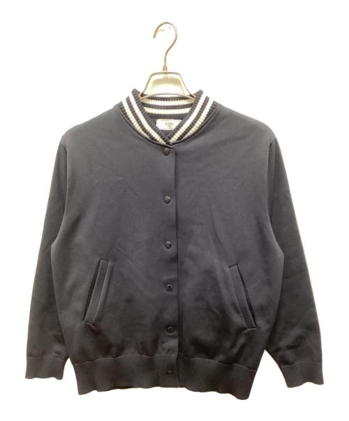 中古・古着通販】IENA (イエナ) スタジアムニットブルゾン ネイビー