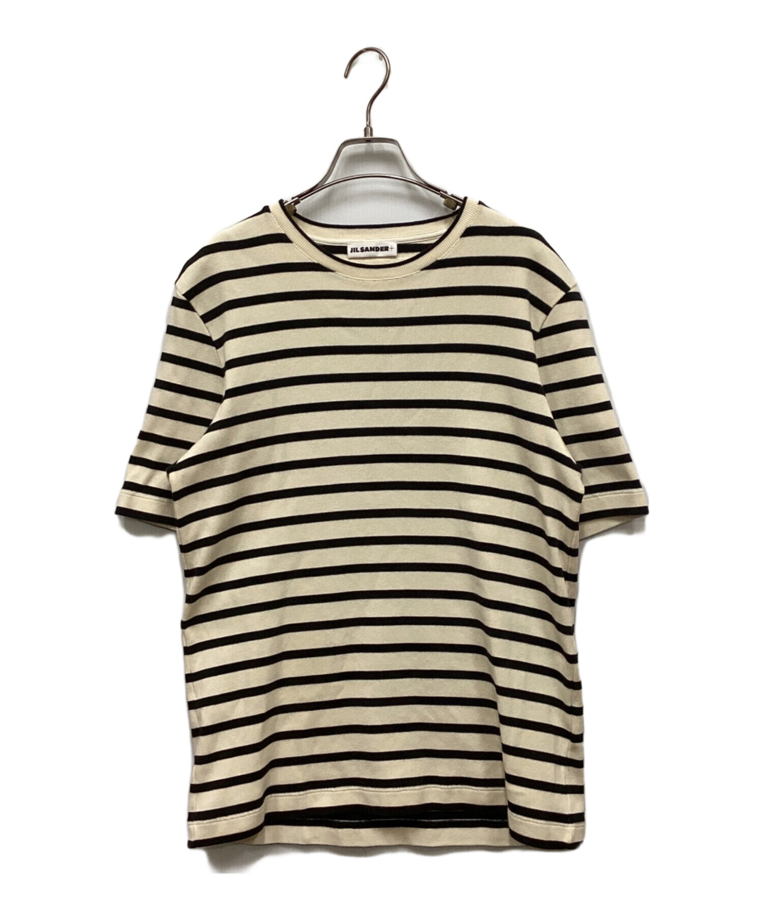 JIL SANDER+ ボーダー Tシャツ 未使用に近い 中古・古着通販】JIL SANDER+ (ジルサンダープラス) ボーダーTシャツ