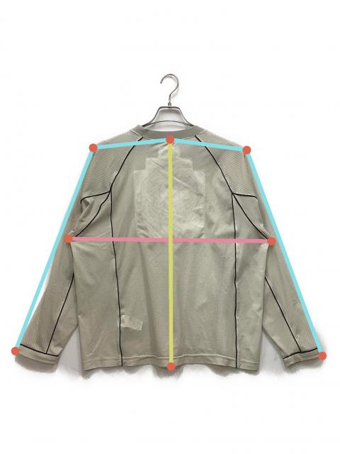 中古・古着通販】C.E (シーイー) MESH RAGLAN COLOUR LONG SLEEVE T