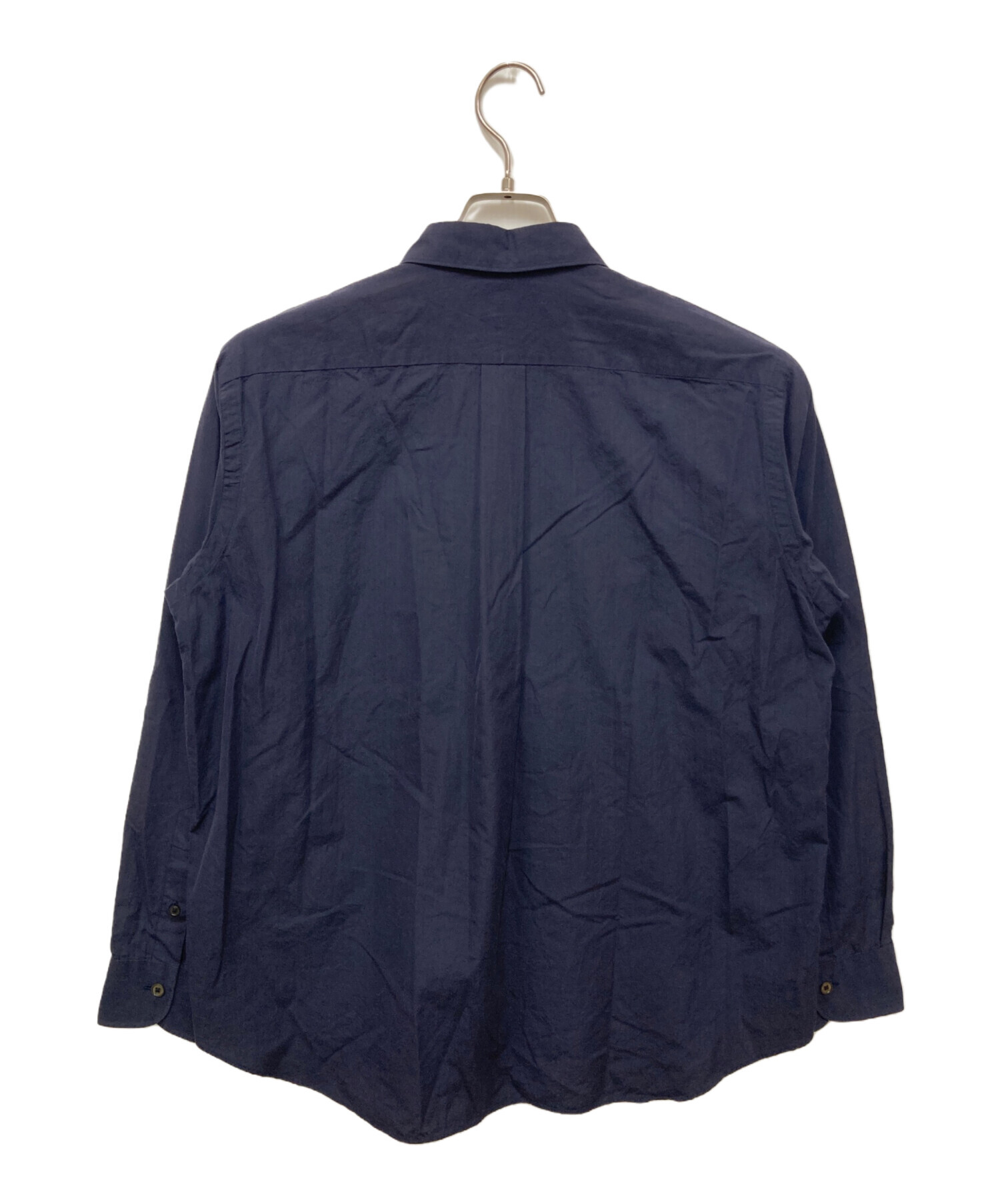 中古・古着通販】COMOLI (コモリ) シャツ ネイビー｜ブランド・古着