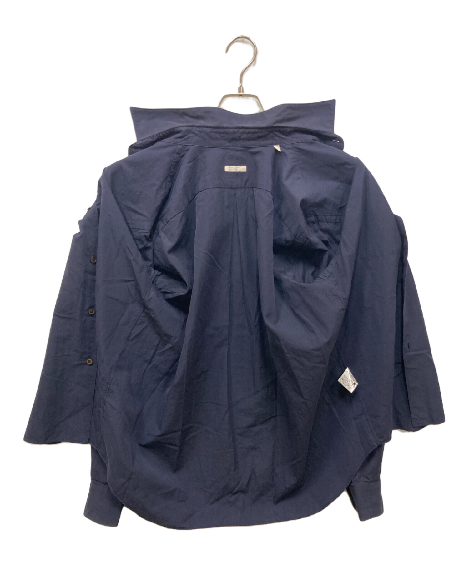 中古・古着通販】COMOLI (コモリ) シャツ ネイビー｜ブランド・古着